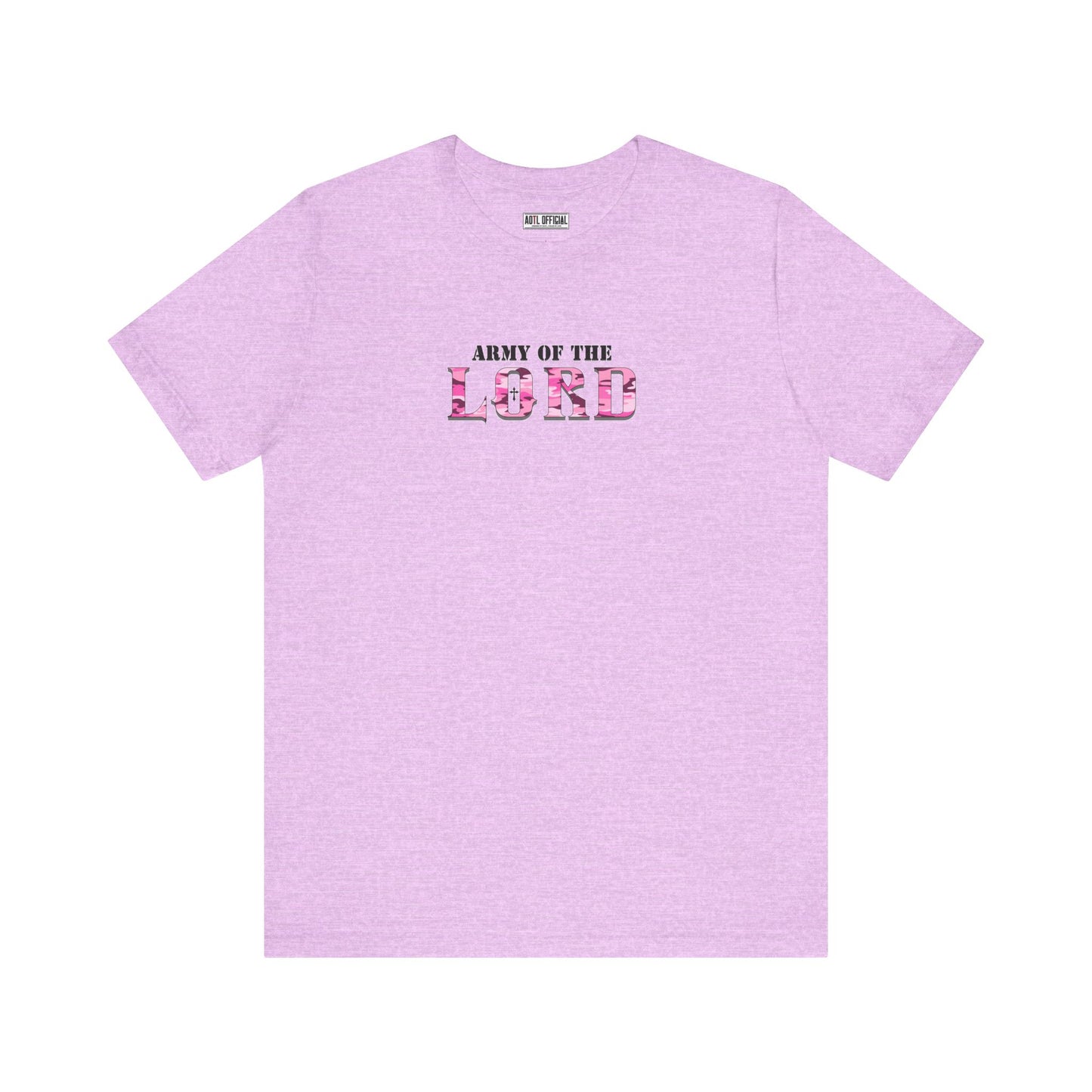 Pink Army Of The Lord Unisex Short Sleeve Tee