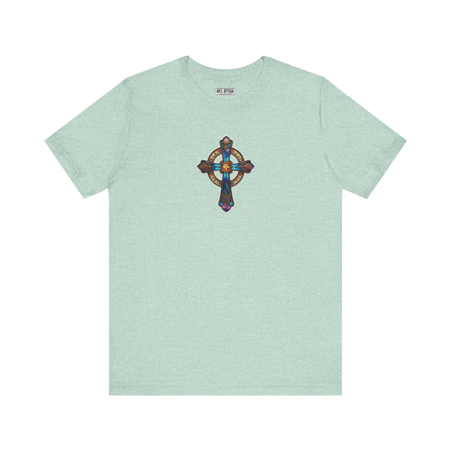 Radiant Cross Christian Unisex Short Sleeve Tee