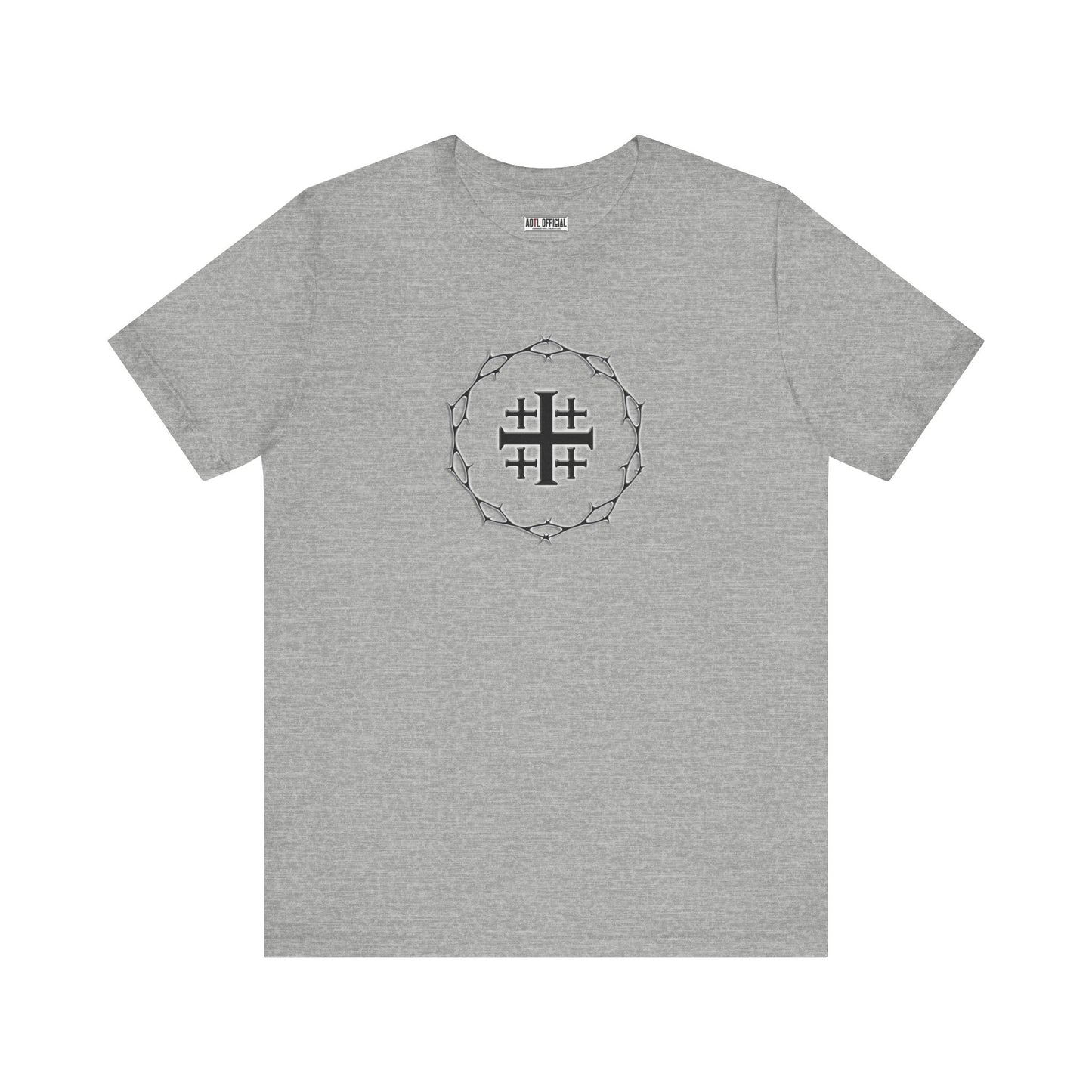 Circle of Thorns & Jerusalem Cross Unisex Short Sleeve Tee