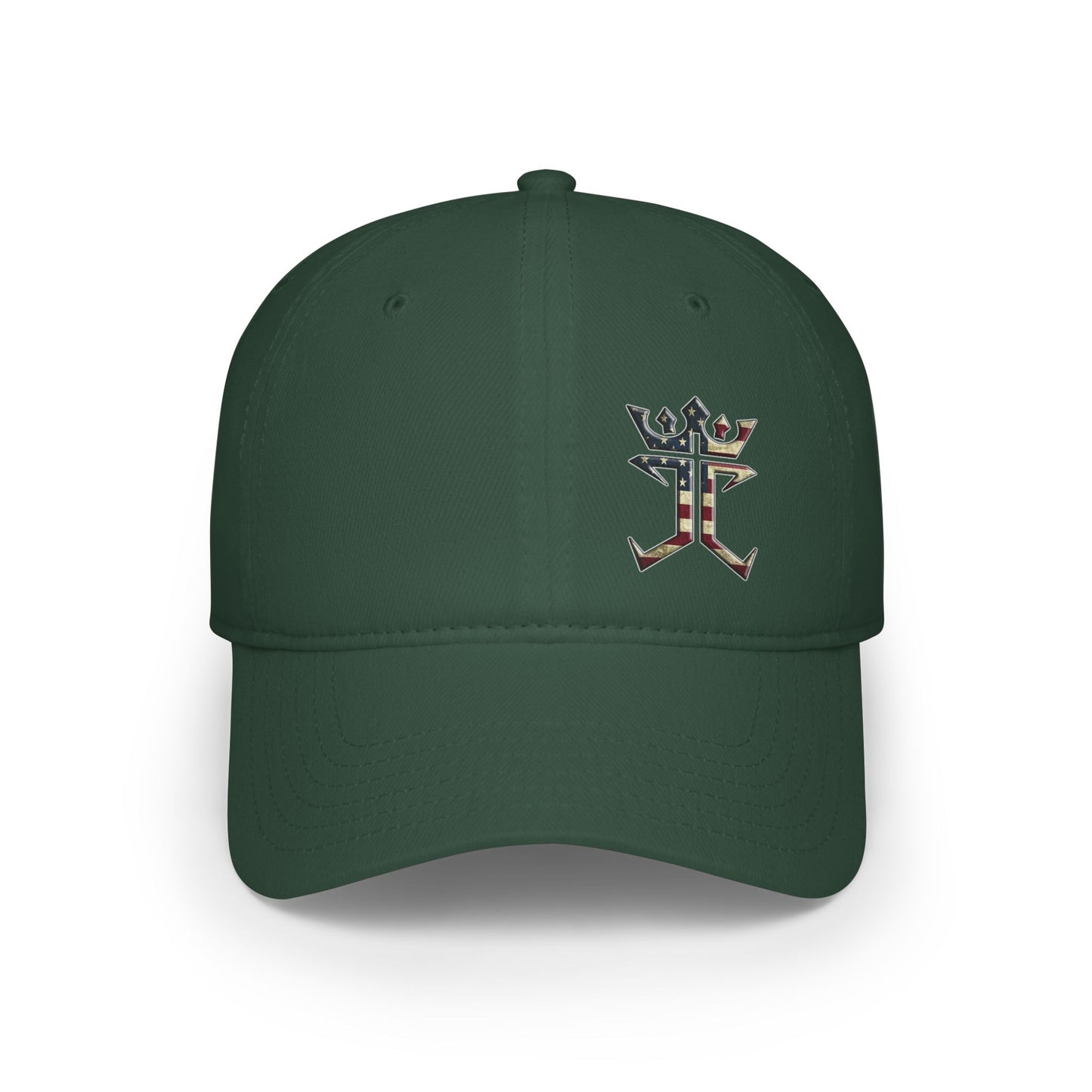 Jesus Christ Is King USA Logo Christian Baseball Cap