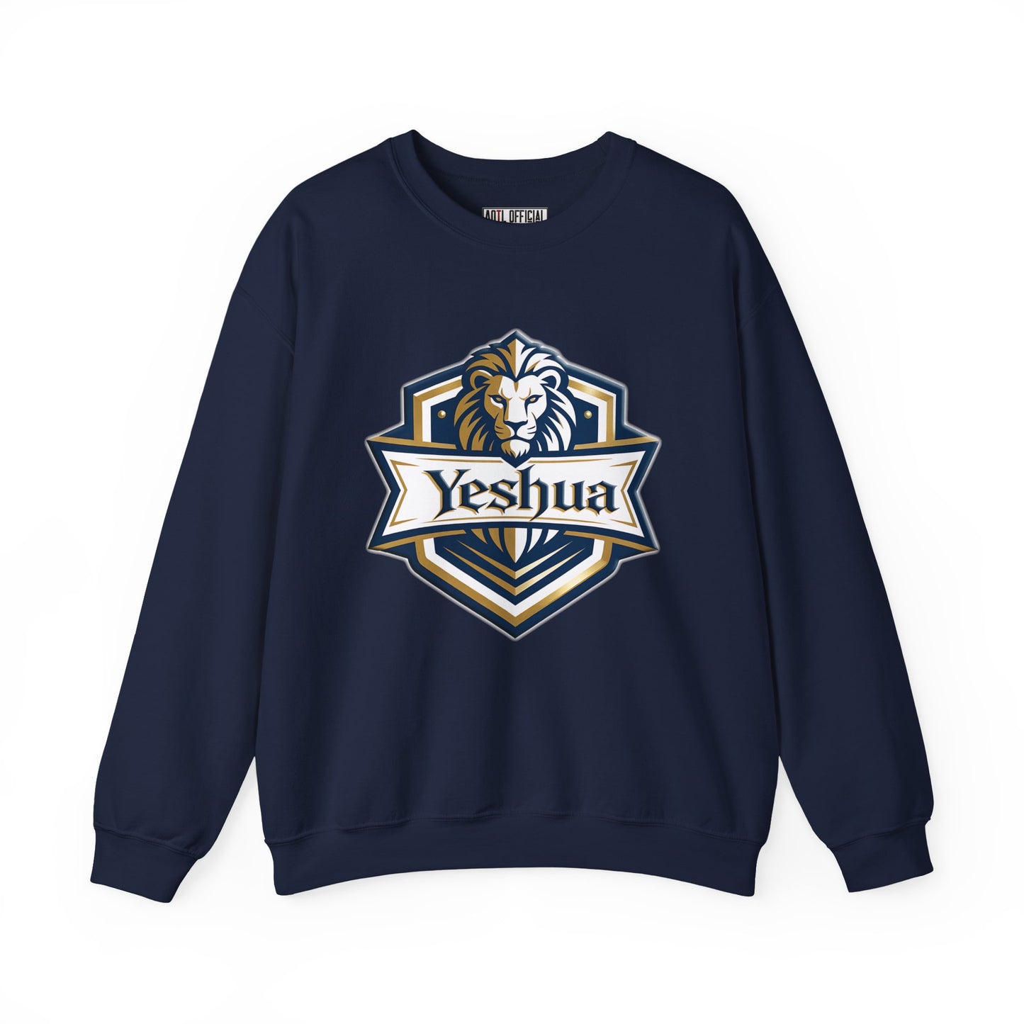 Yeshua Strength Crest Unisex Heavy Blend™ Crewneck Sweatshirt