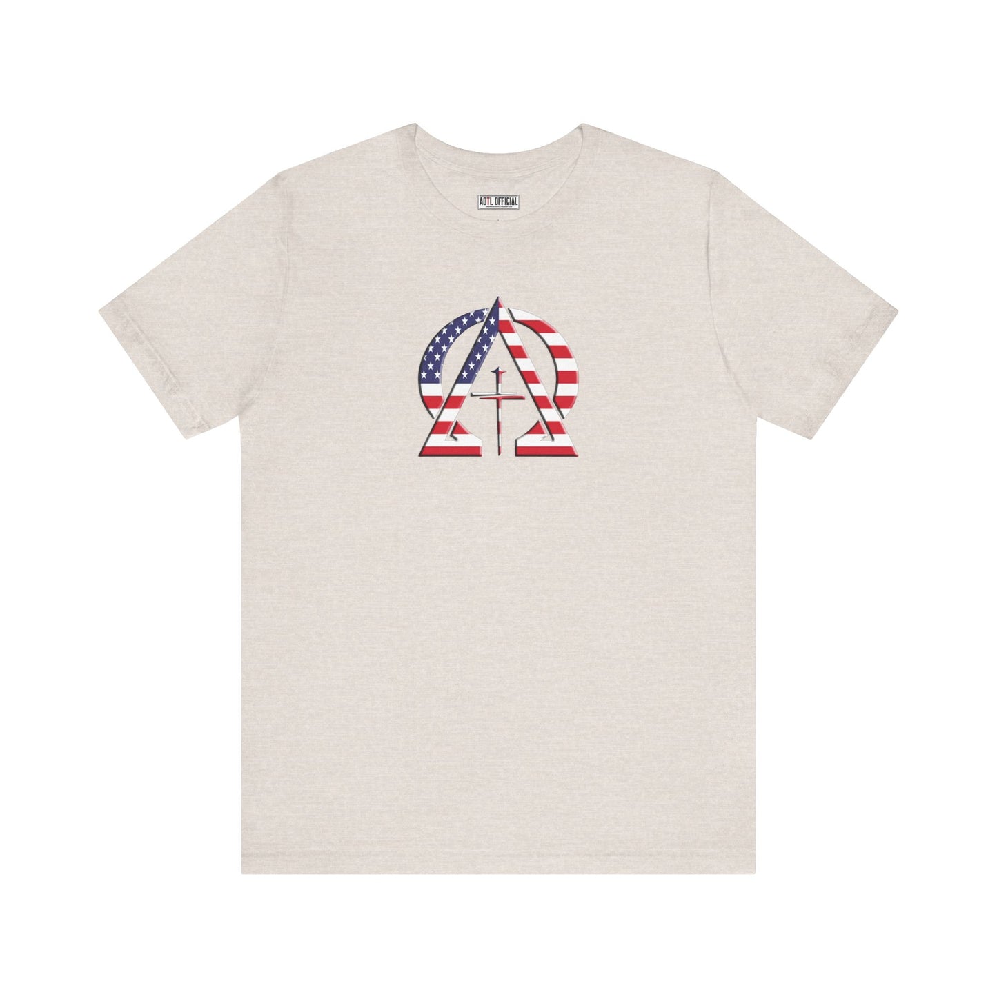 Alpha & Omega United States Of America Unisex Short Sleeve Tee