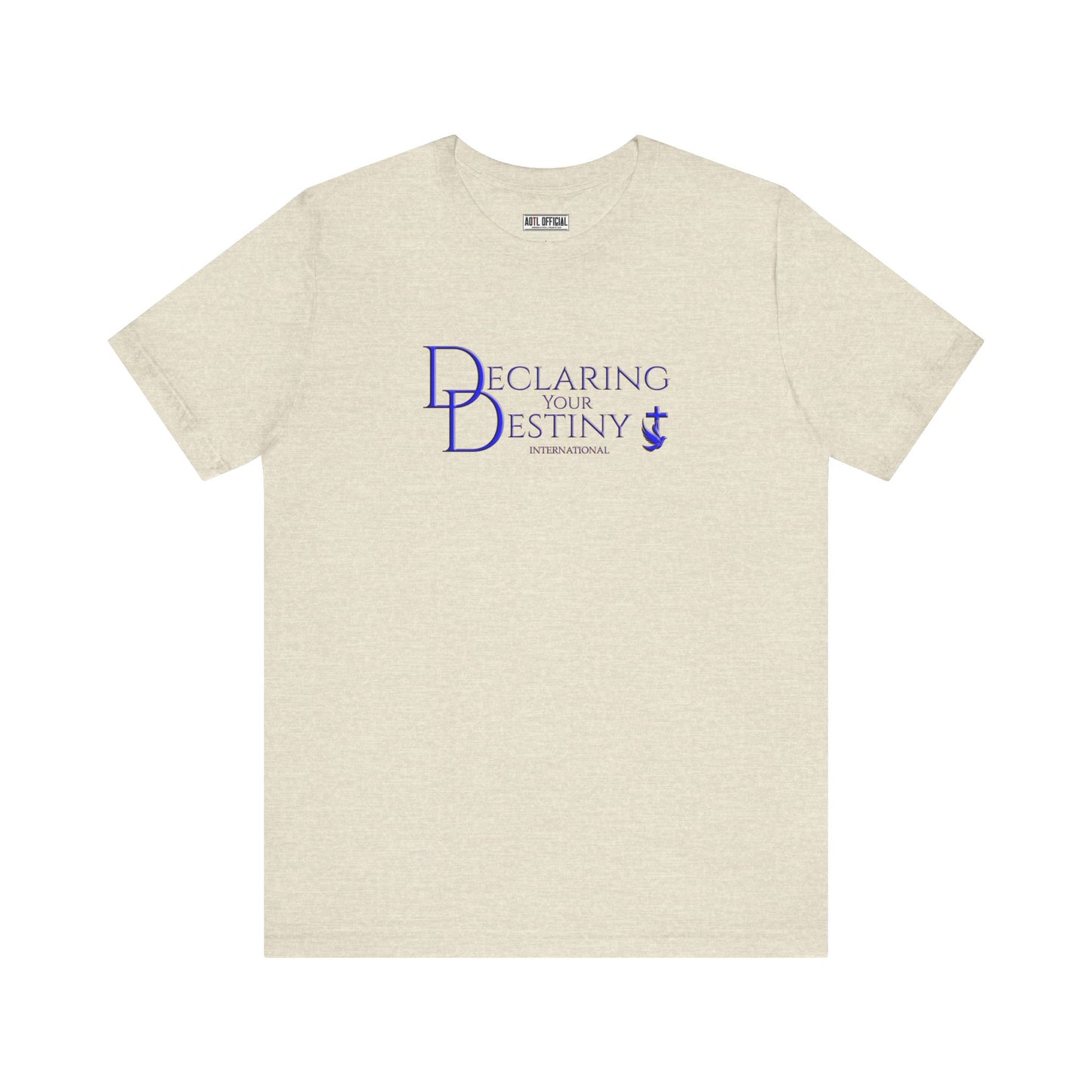 Declaring Your Destiny Blue & Gold logo/Philippians 4:13