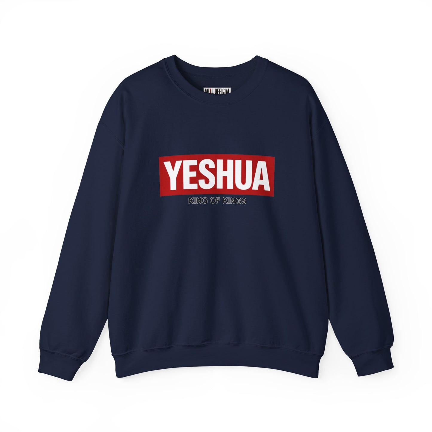 Yeshua Box Logo Classic Unisex Heavy Blend™ Crewneck Sweatshirt