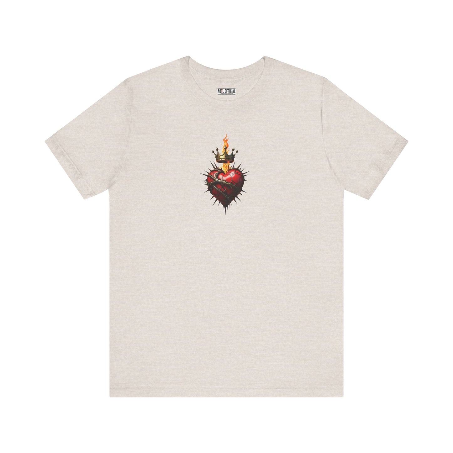 The Sacred Heart of Jesus Christian Unisex Short Sleeve Tee