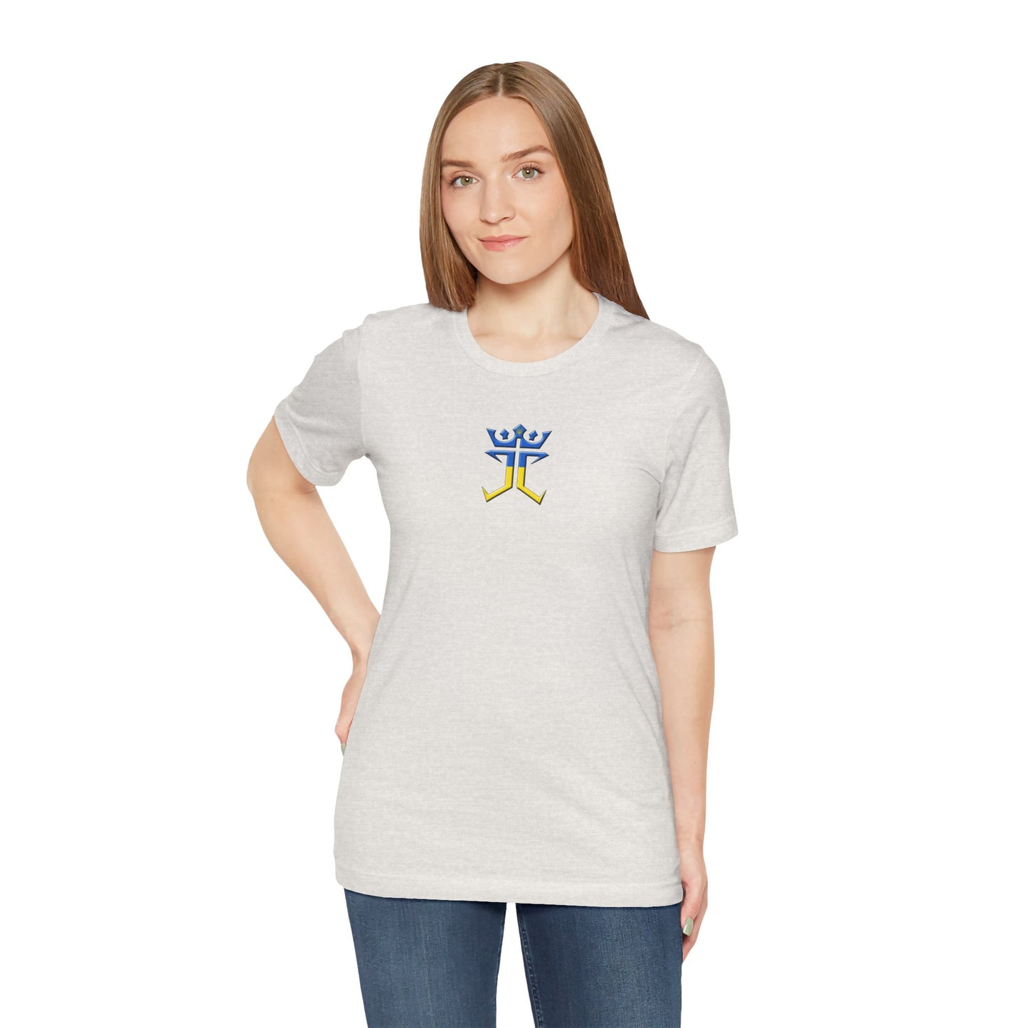 Jesus Christ Is King In Ukraine Unisex Short Sleeve Tee