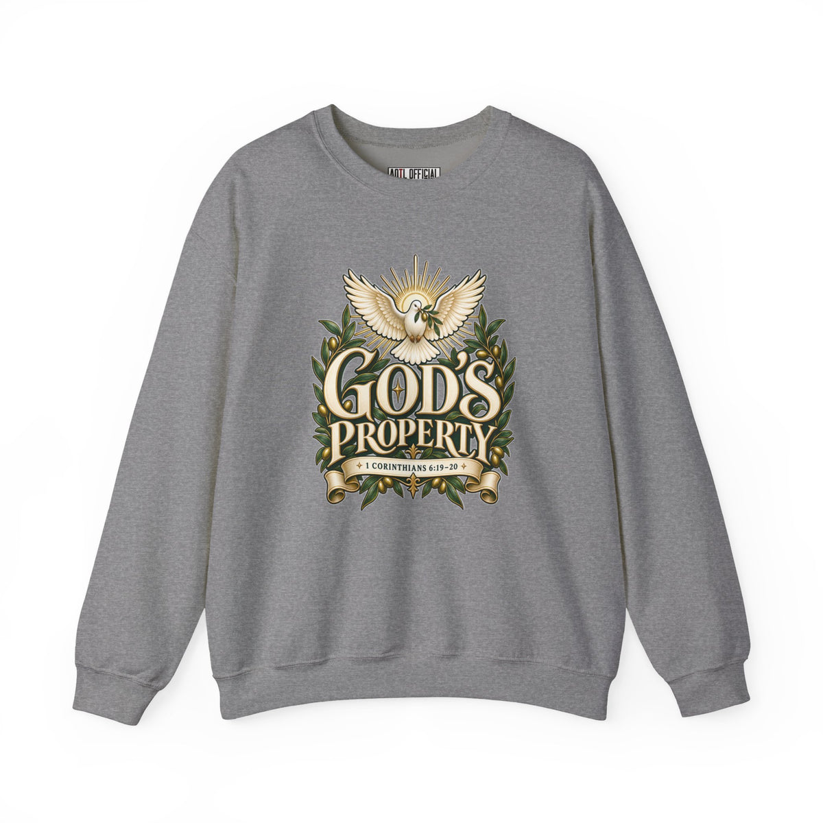 God’s Property — Bought with a Price Christian Sweatshirt