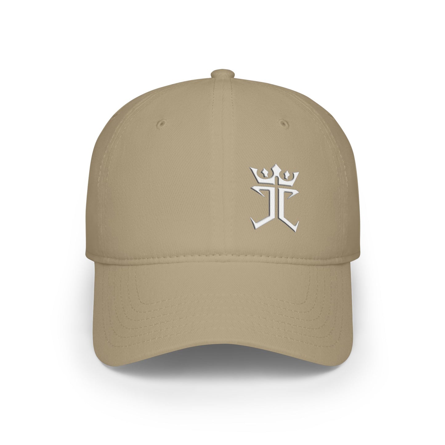 Jesus Christ Is King White Logo Christian Baseball Cap