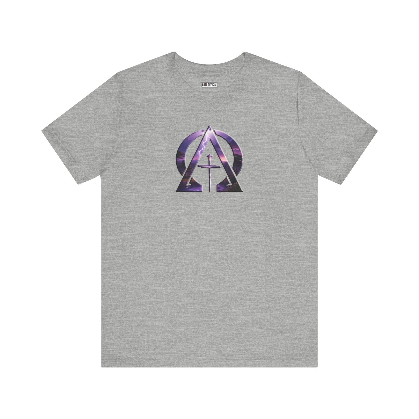 Divine Reign Amidst Nature's Majesty Alpha and Omega Unisex Short Sleeve Tee