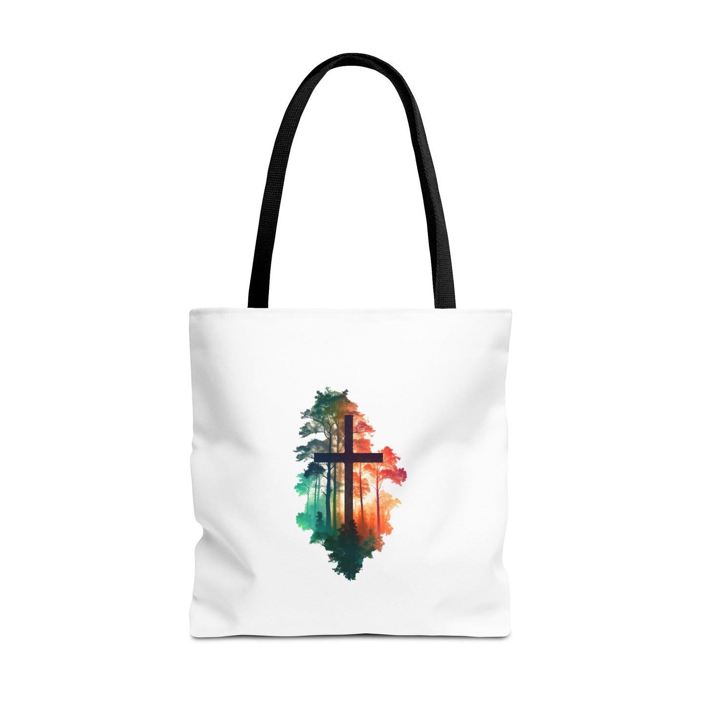 Cross In The Wilderness Christian Tote Bag