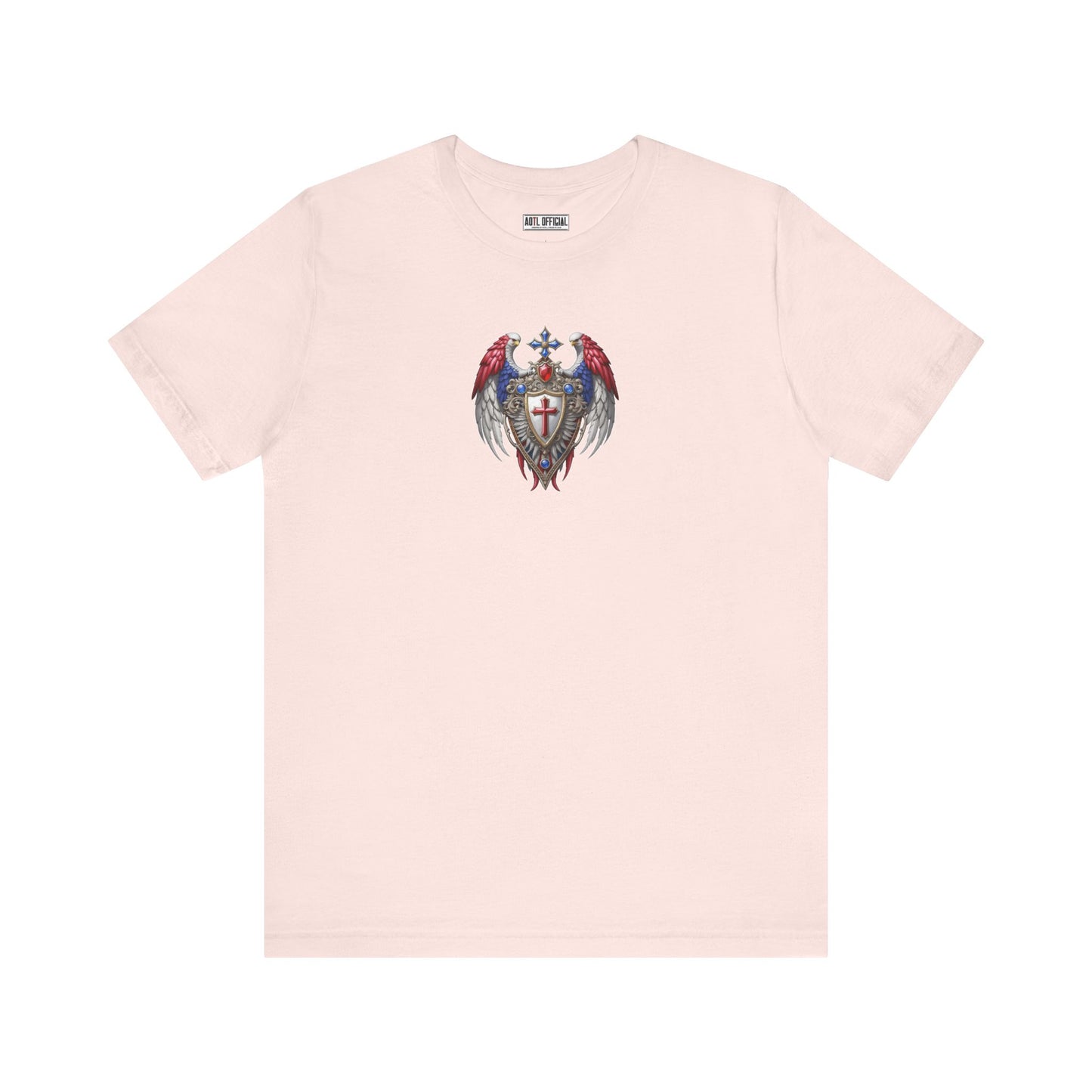 Winged Guardians of Faith Christian Patriotic Unisex Short Sleeve Tee