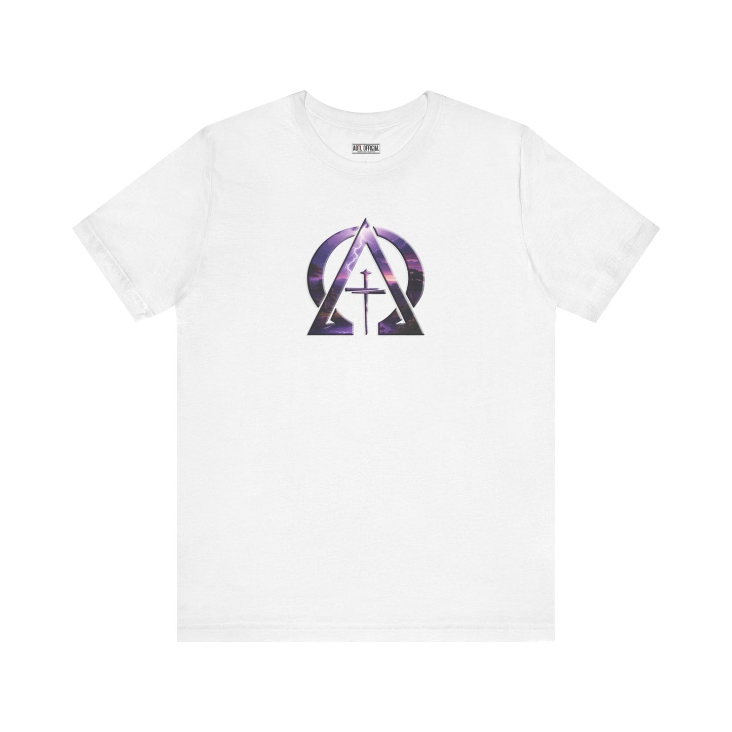 Divine Reign Amidst Nature's Majesty Alpha and Omega Unisex Short Sleeve Tee
