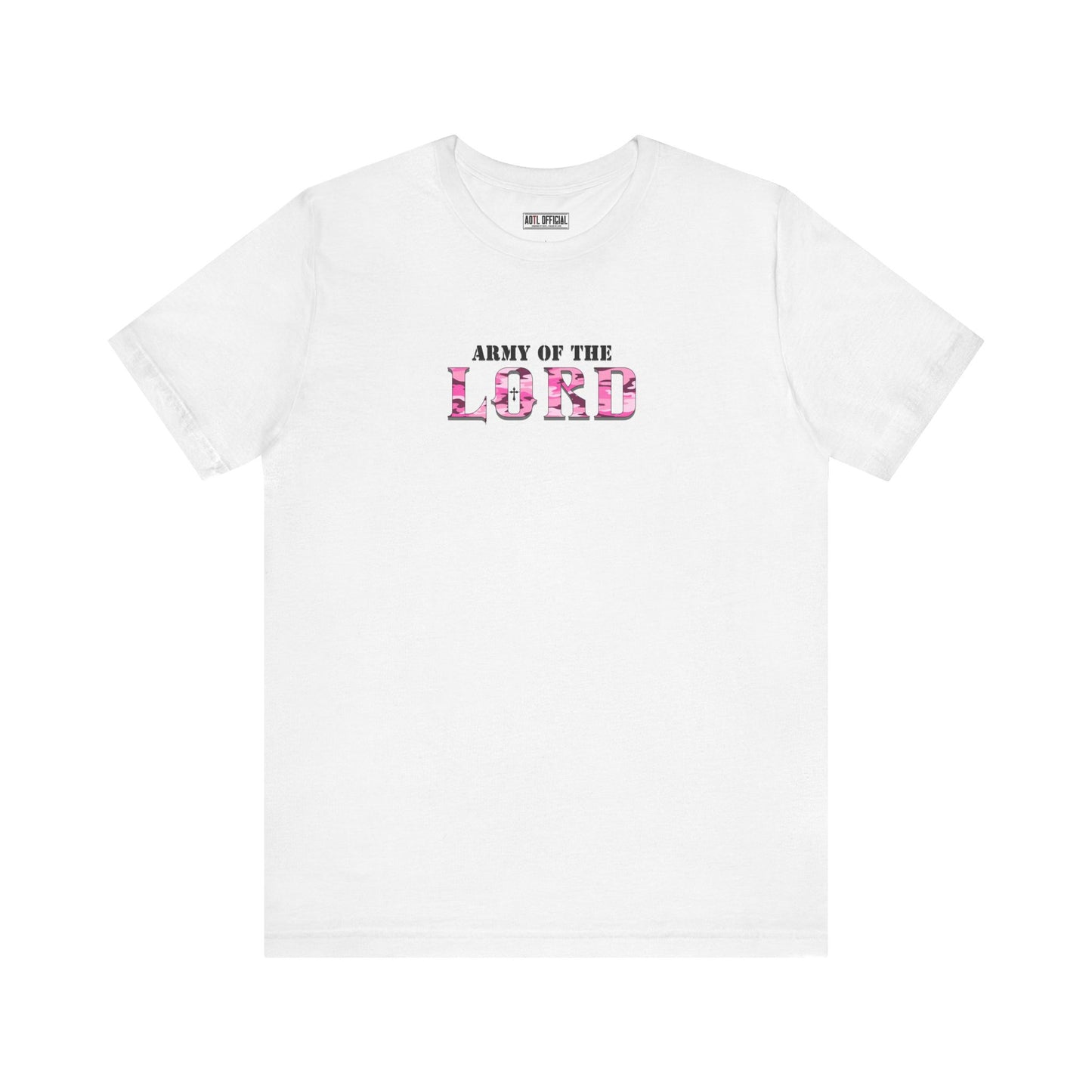 Pink Army Of The Lord Unisex Short Sleeve Tee