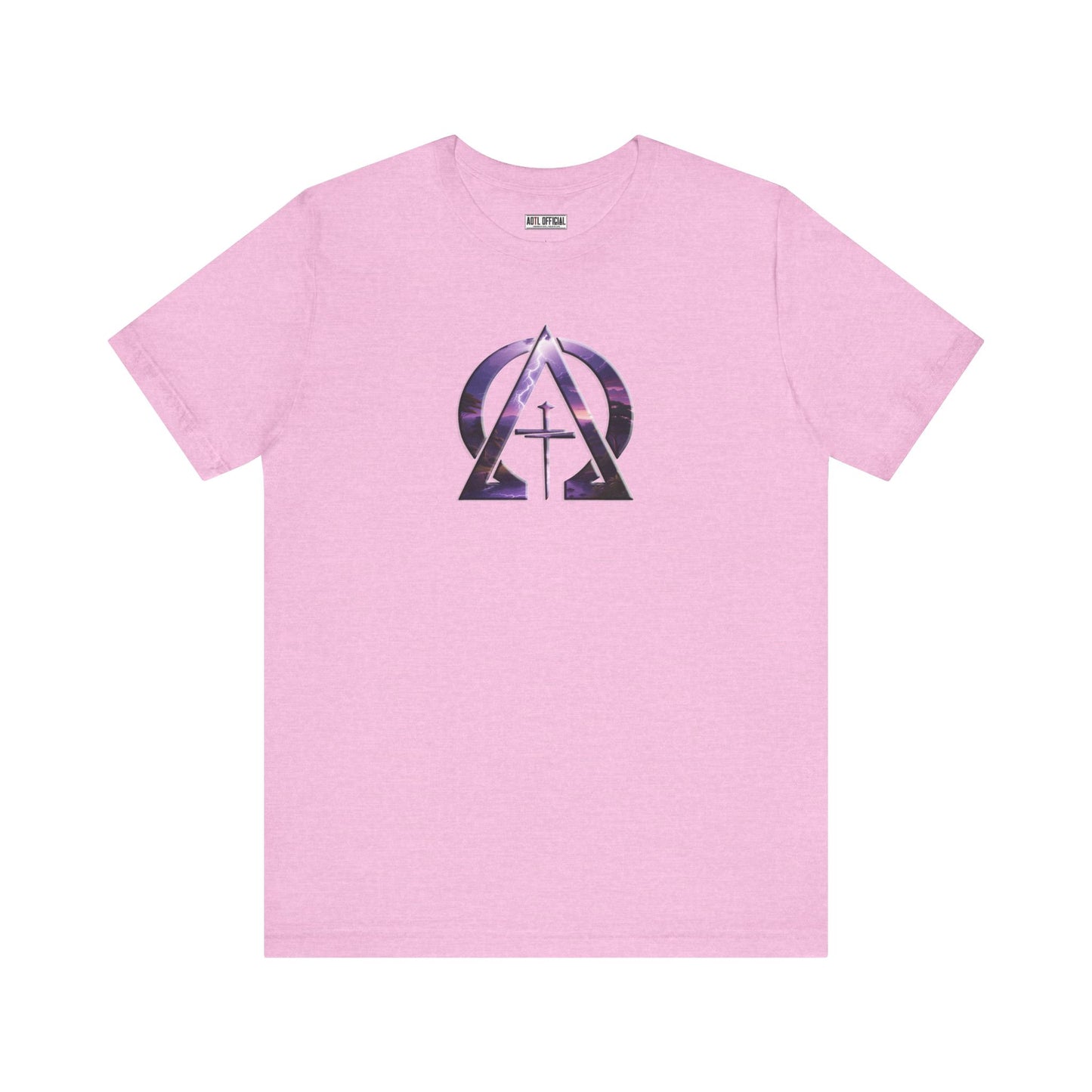 Divine Reign Amidst Nature's Majesty Alpha and Omega Unisex Short Sleeve Tee