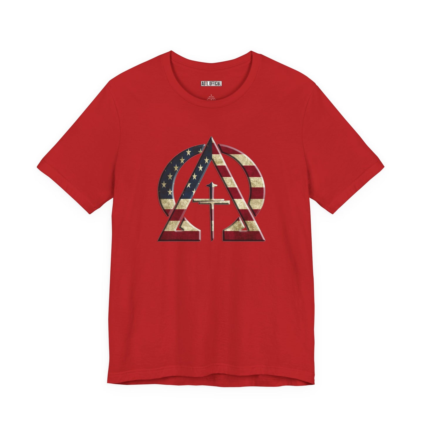 Alpha & Omega Vintage United States Of America Unisex Short Sleeve Tee