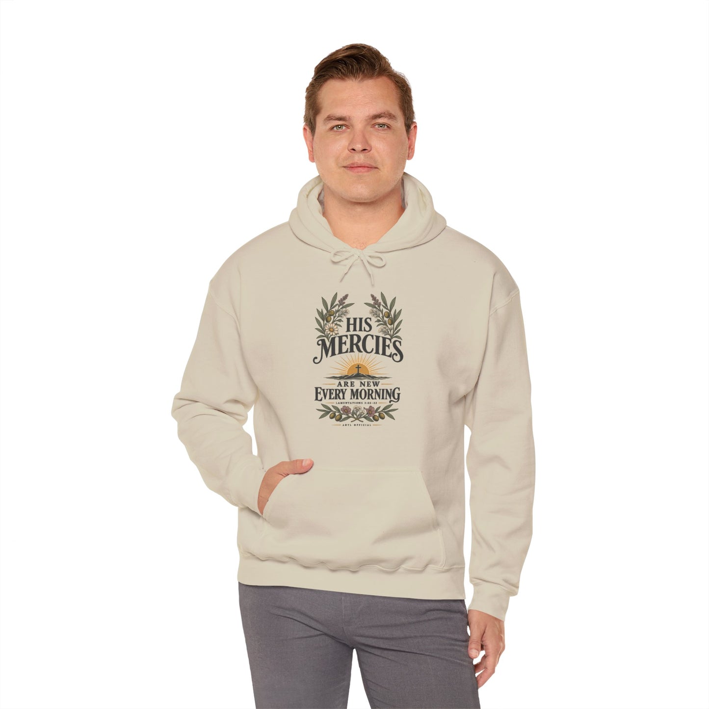 His Mercies Are New Every Morning Christian Hoodie
