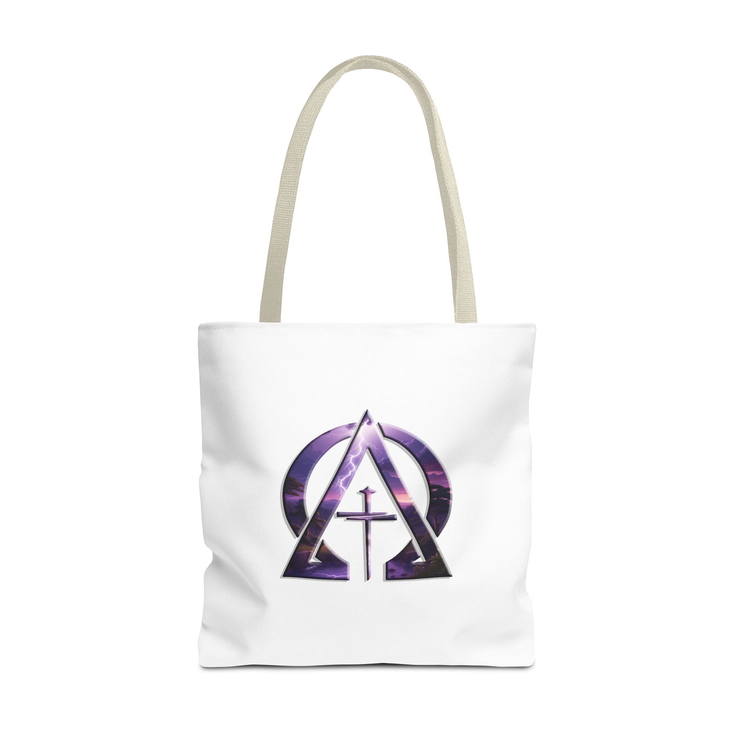Divine Reign Amidst Nature Alpha & Omega Christian Tote Bag