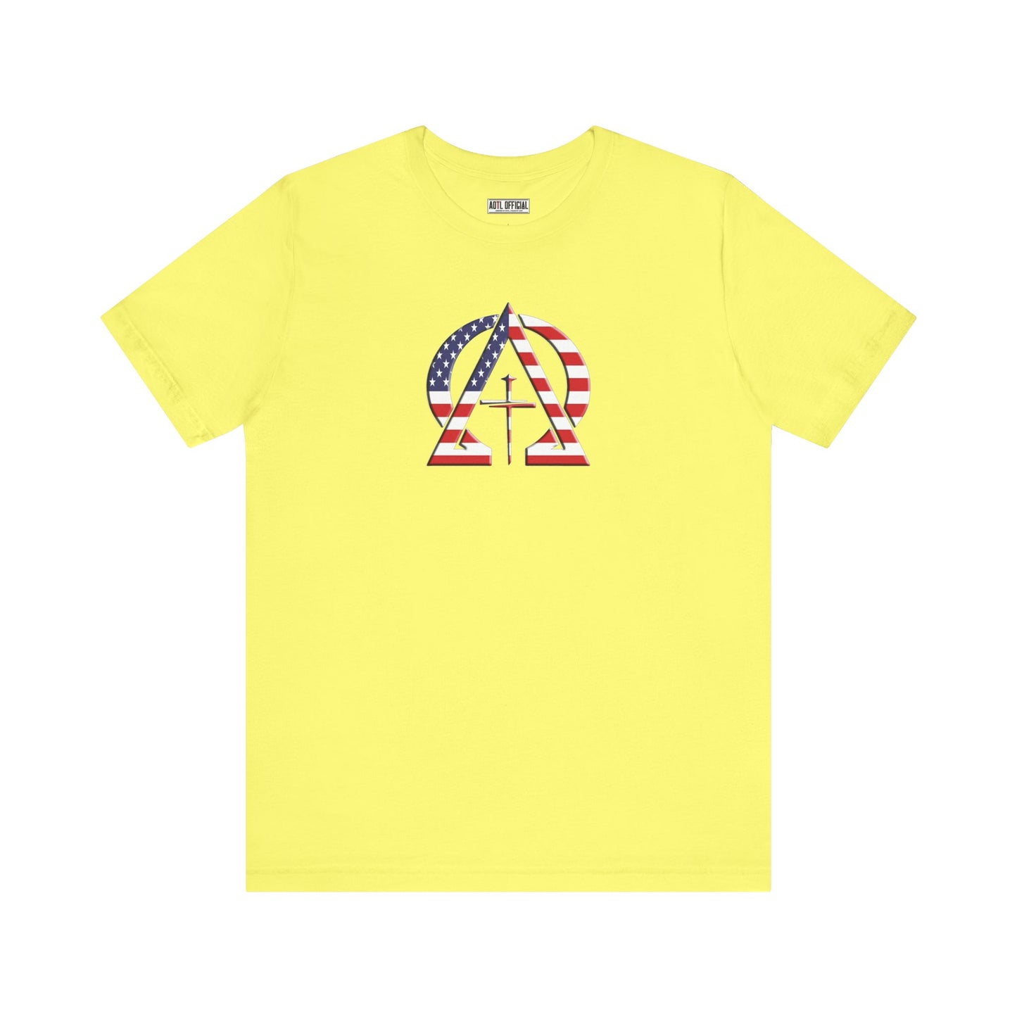 Alpha & Omega United States Of America Unisex Short Sleeve Tee