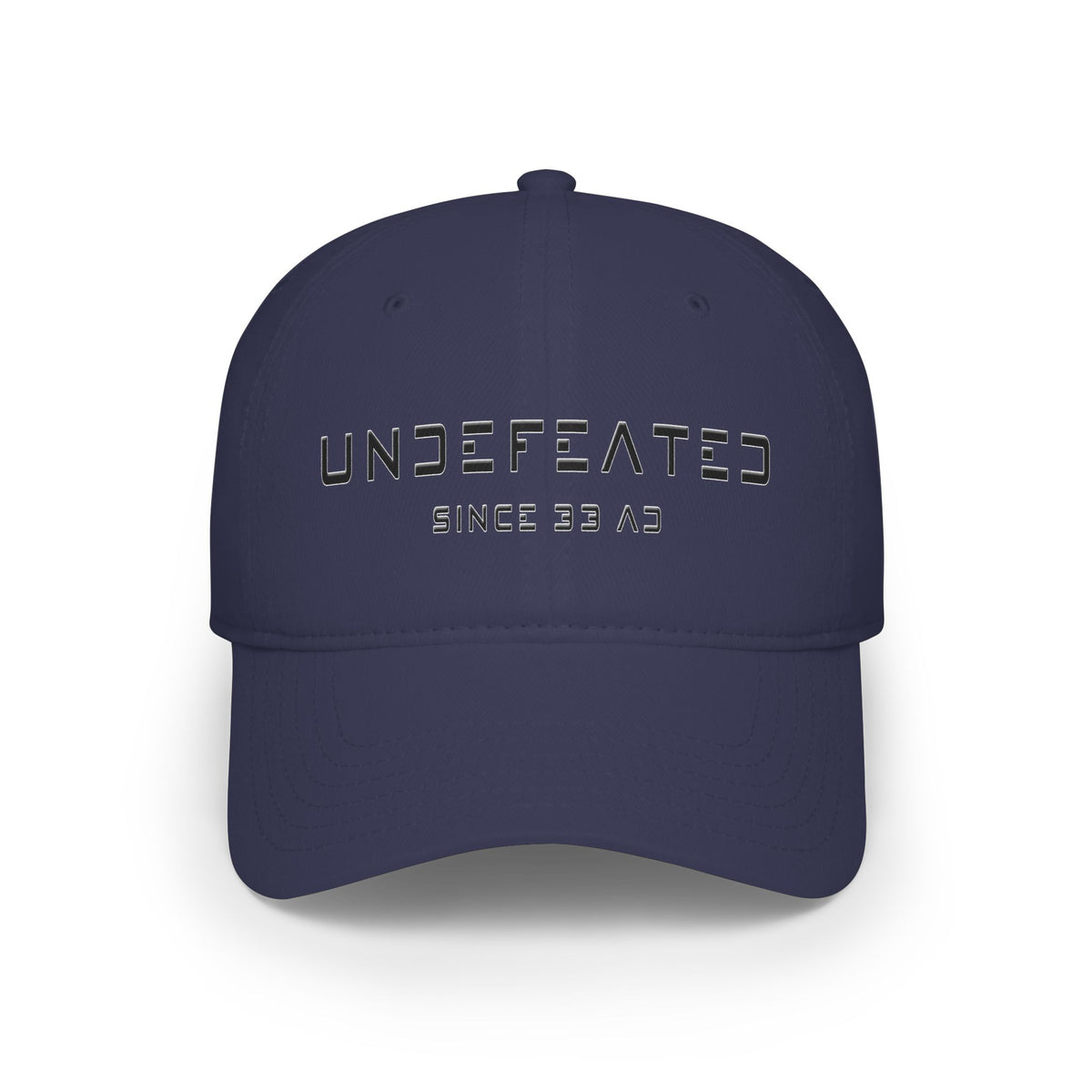 Undefeated Since 33 AD Modern Script Christian Cap