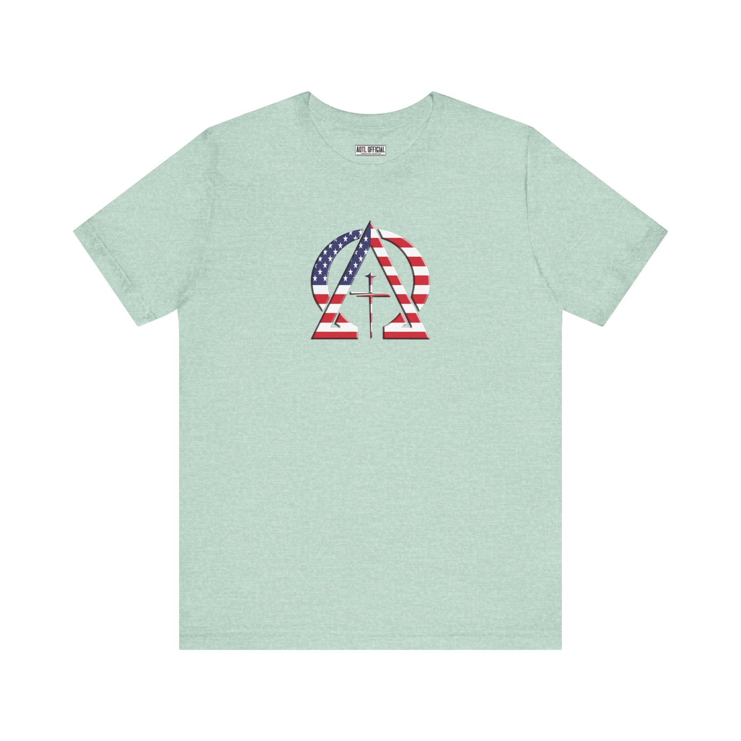 Alpha & Omega United States Of America Unisex Short Sleeve Tee