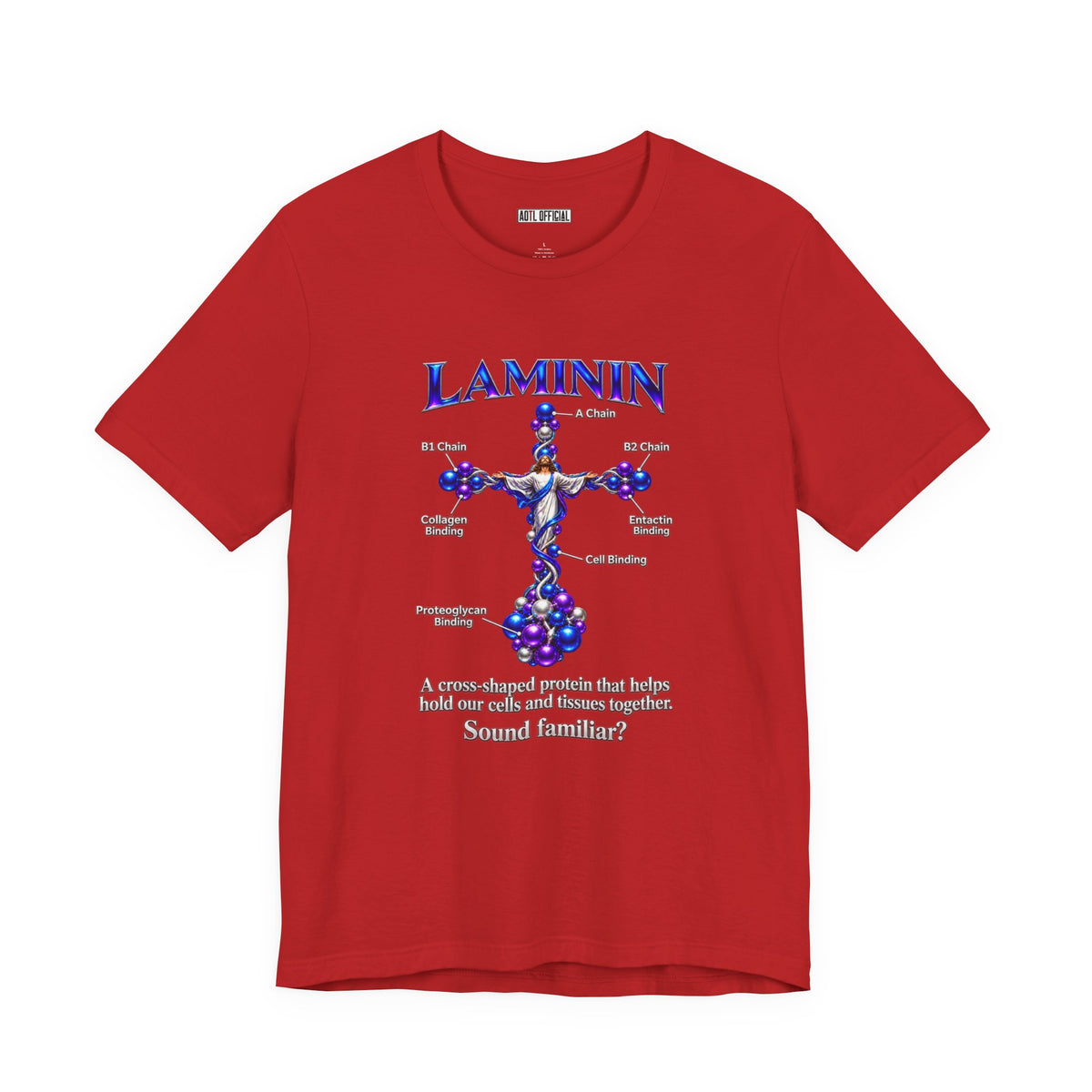 LAMININ Cross Design – Christian T-shirt