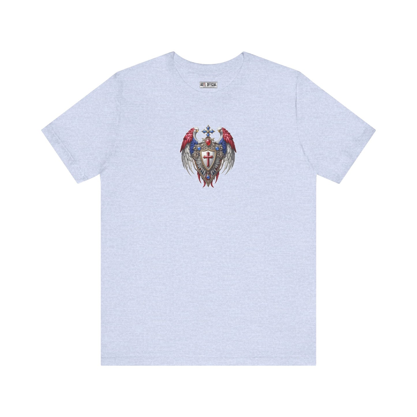 Winged Guardians of Faith Christian Patriotic Unisex Short Sleeve Tee