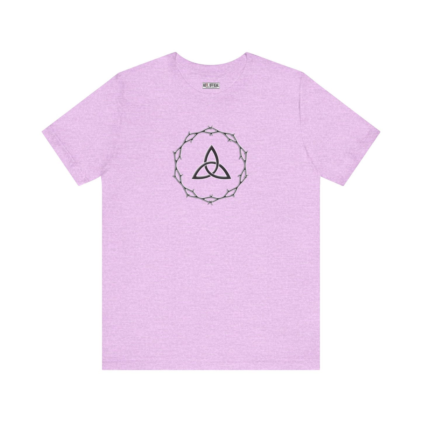 Circle of Thorns & Trinity Knot (Triquetra) Unisex Short Sleeve Tee