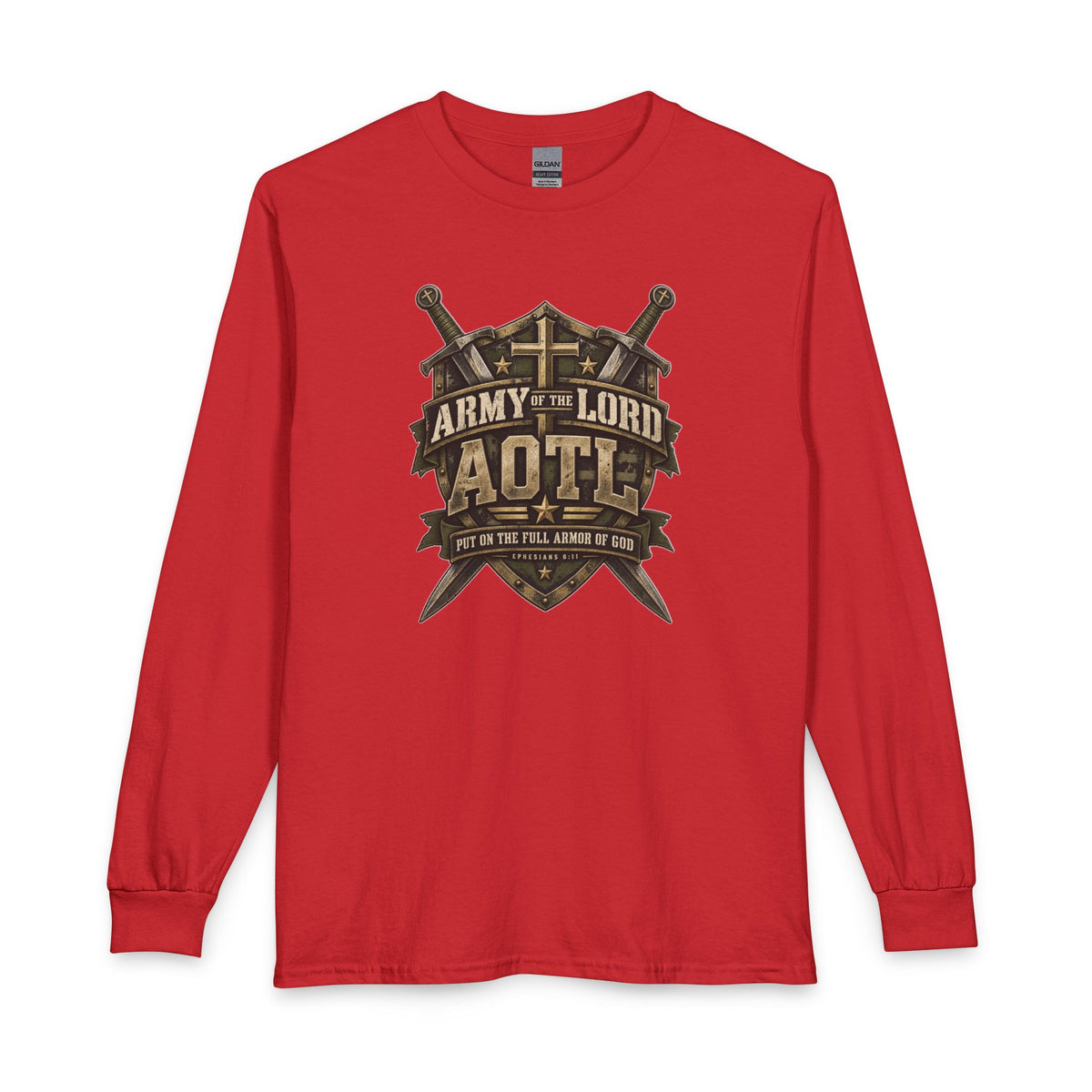 AOTL — Full Armor of God Christian Long Sleeve Shirt