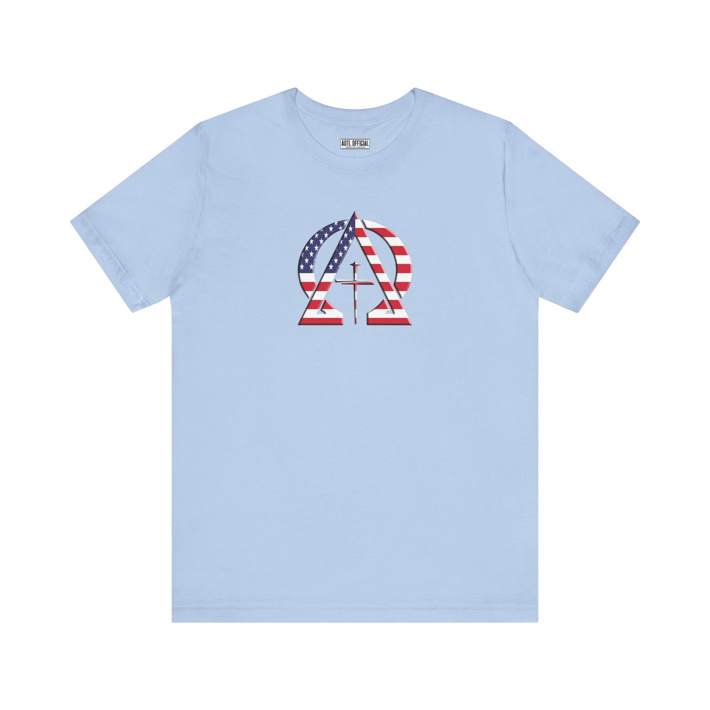 Alpha & Omega United States Of America Unisex Short Sleeve Tee