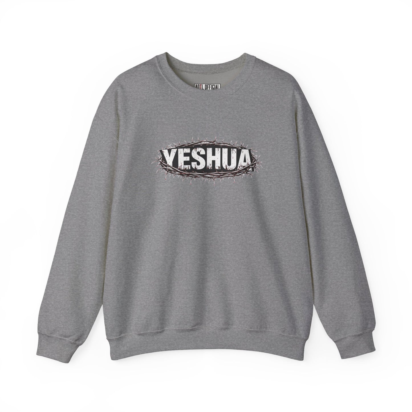 Yeshua Crown Of Thorns Christian Sweatshirt