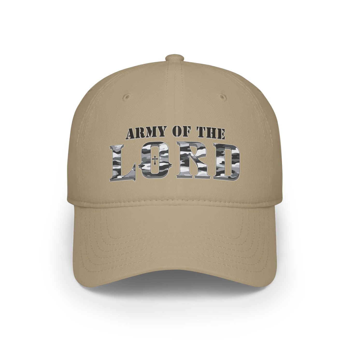 White Camouflage Army Of The Lord Christian Baseball Cap