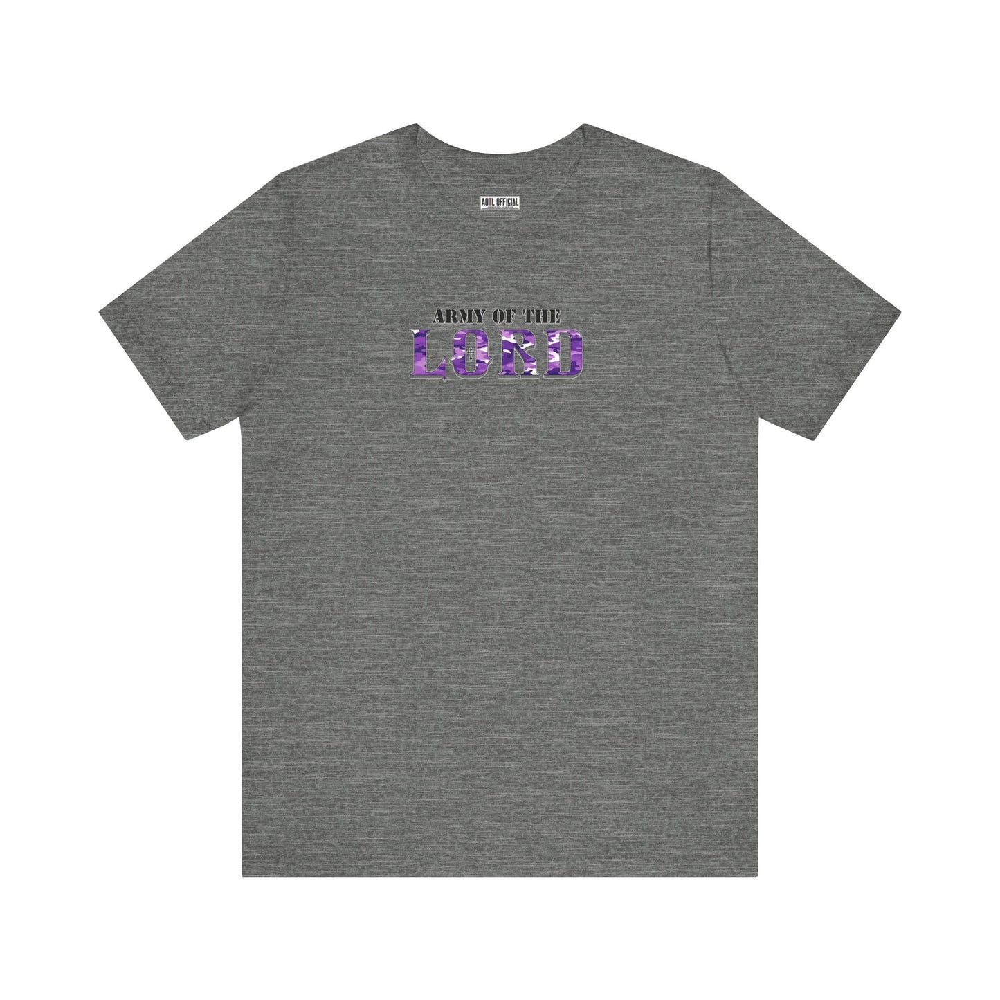 Purple Army Of The Lord Unisex Short Sleeve Tee