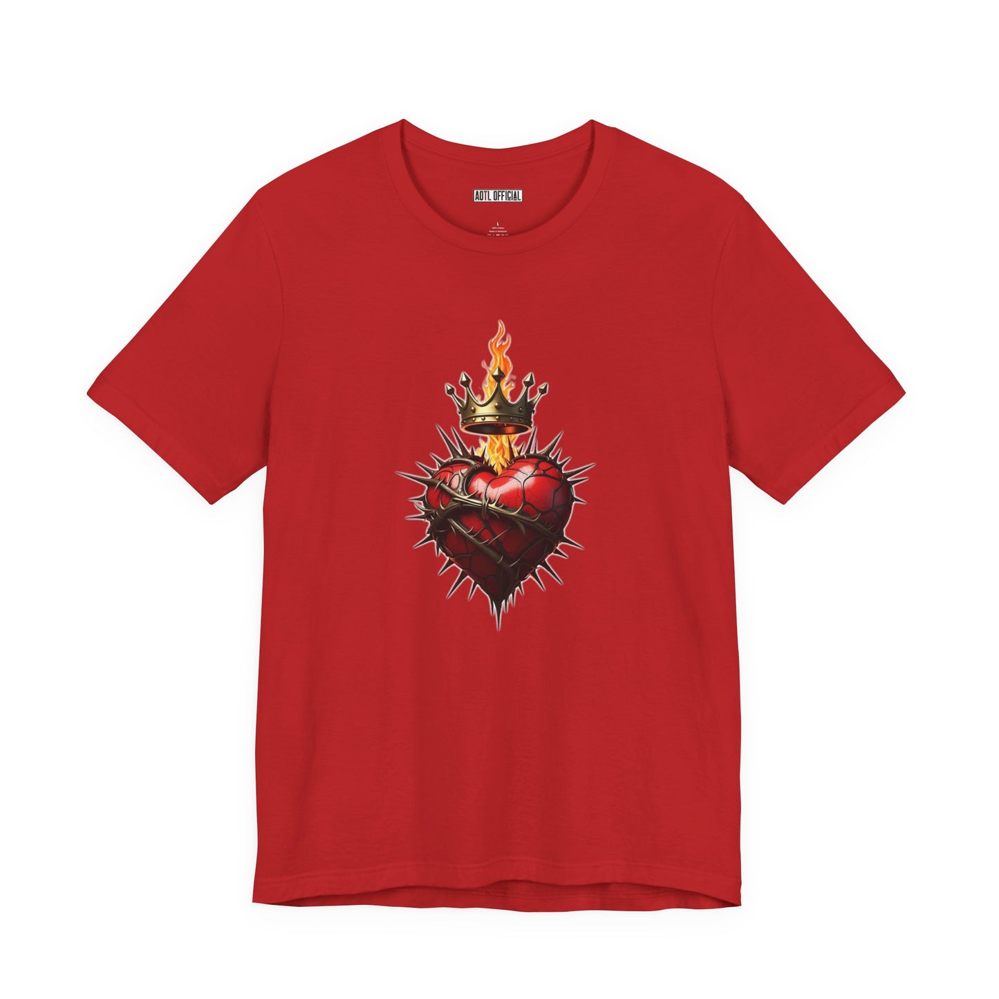 The Sacred Heart of Jesus Christian Unisex Short Sleeve Tee
