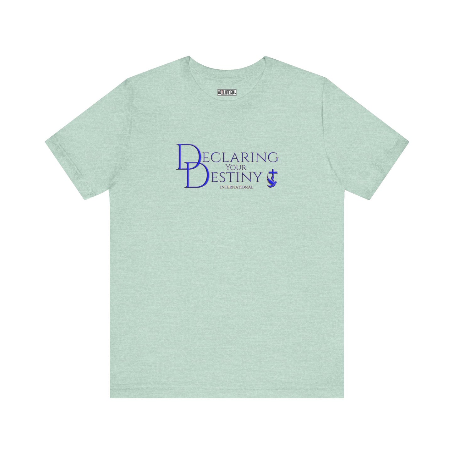Declaring Your Destiny Blue & Gold logo/Philippians 4:13