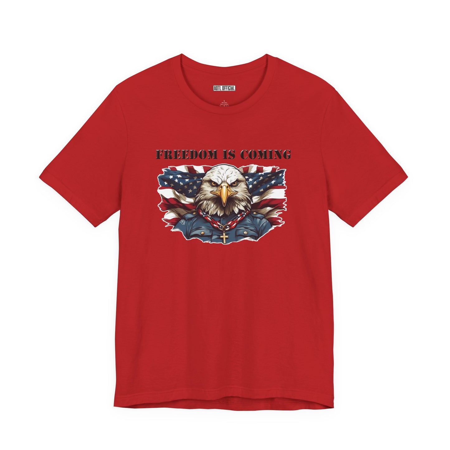 Freedom Is Coming Christian Patriotic Design