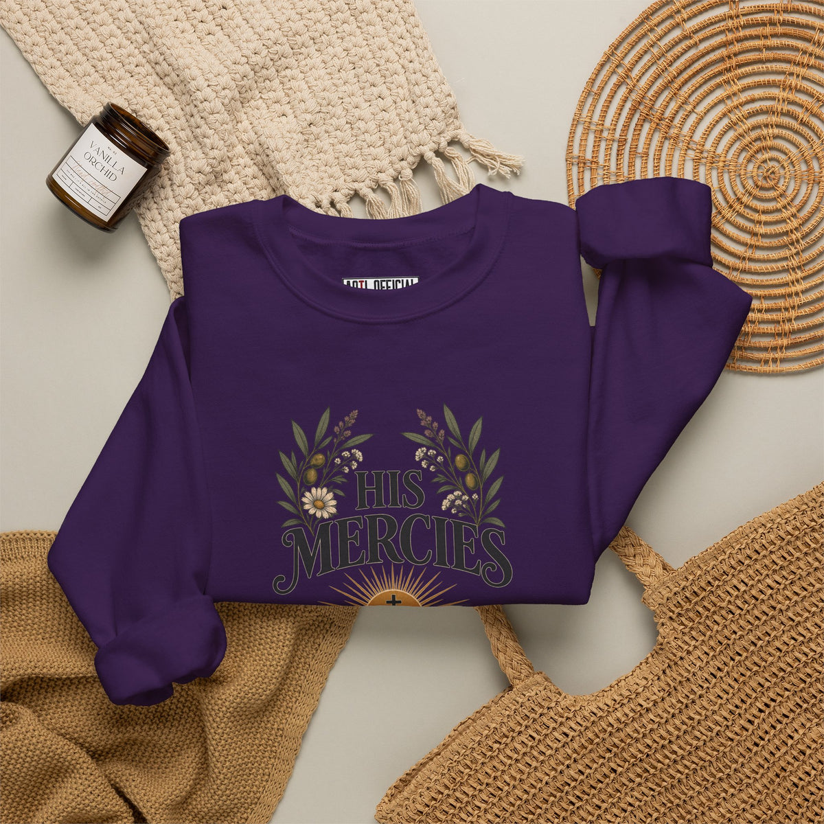 His Mercies Are New Every Morning Christian Sweatshirt