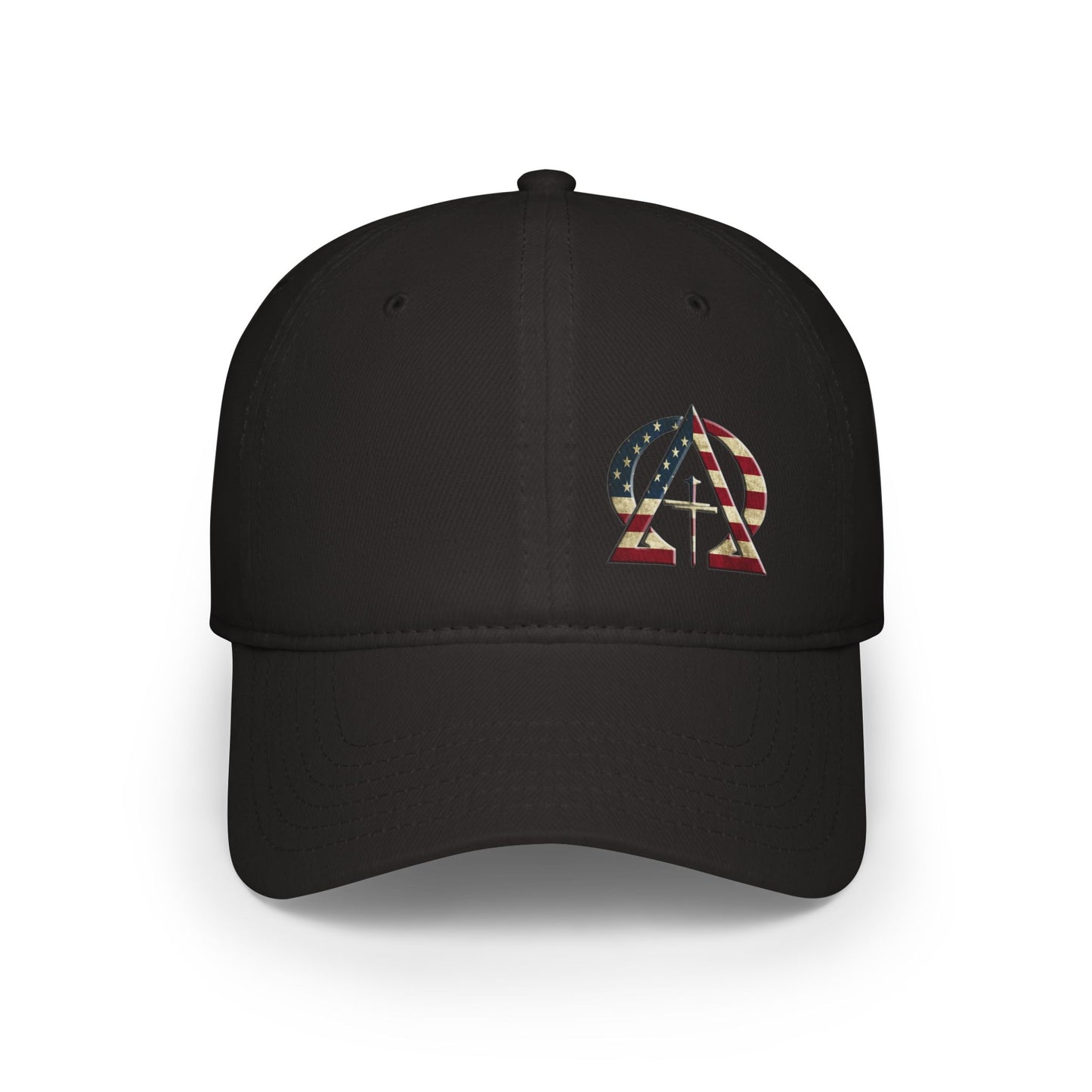 Alpha and Omega USA Christian Baseball Cap