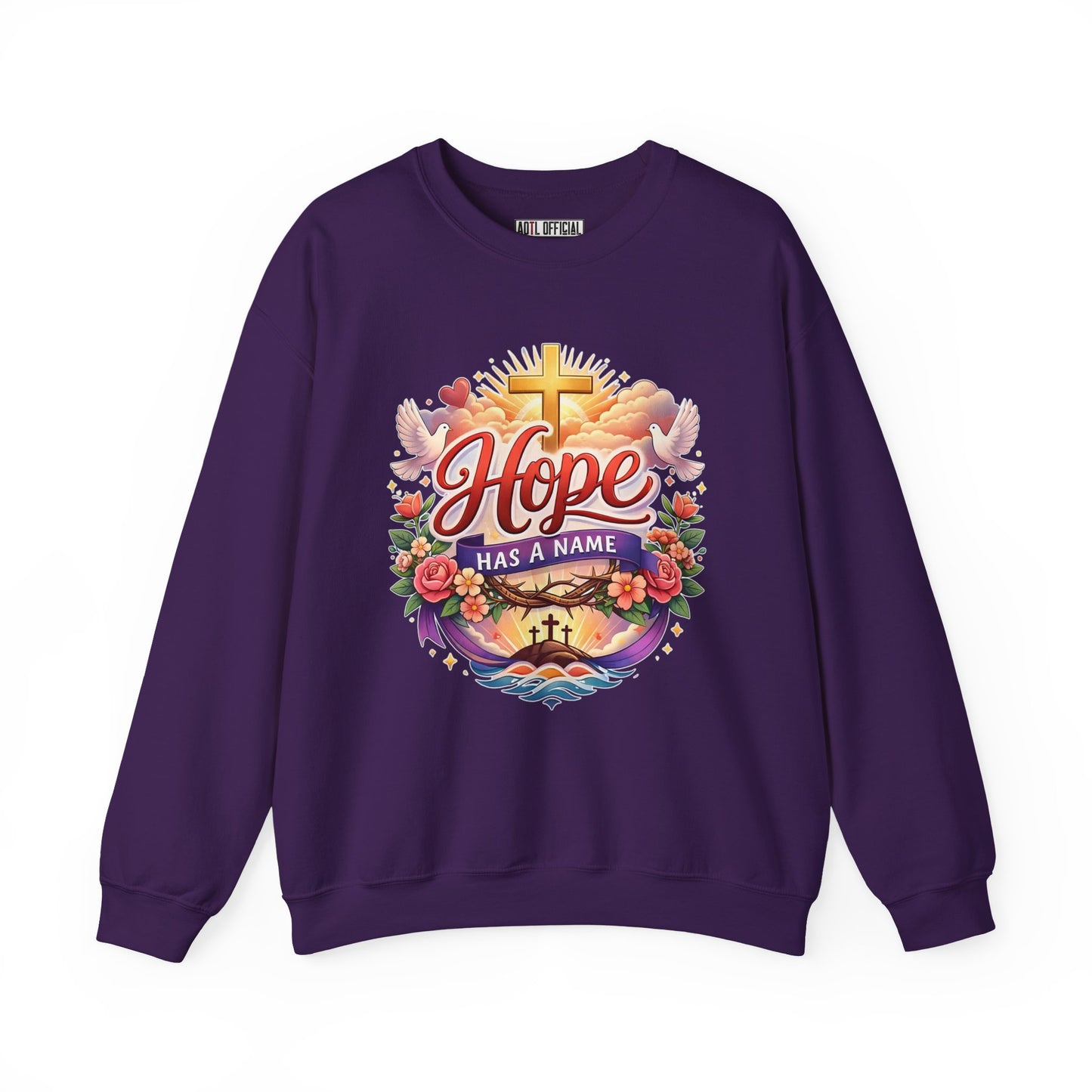 Hope Has A Name Nature Edition Unisex Heavy Blend™ Crewneck Sweatshirt