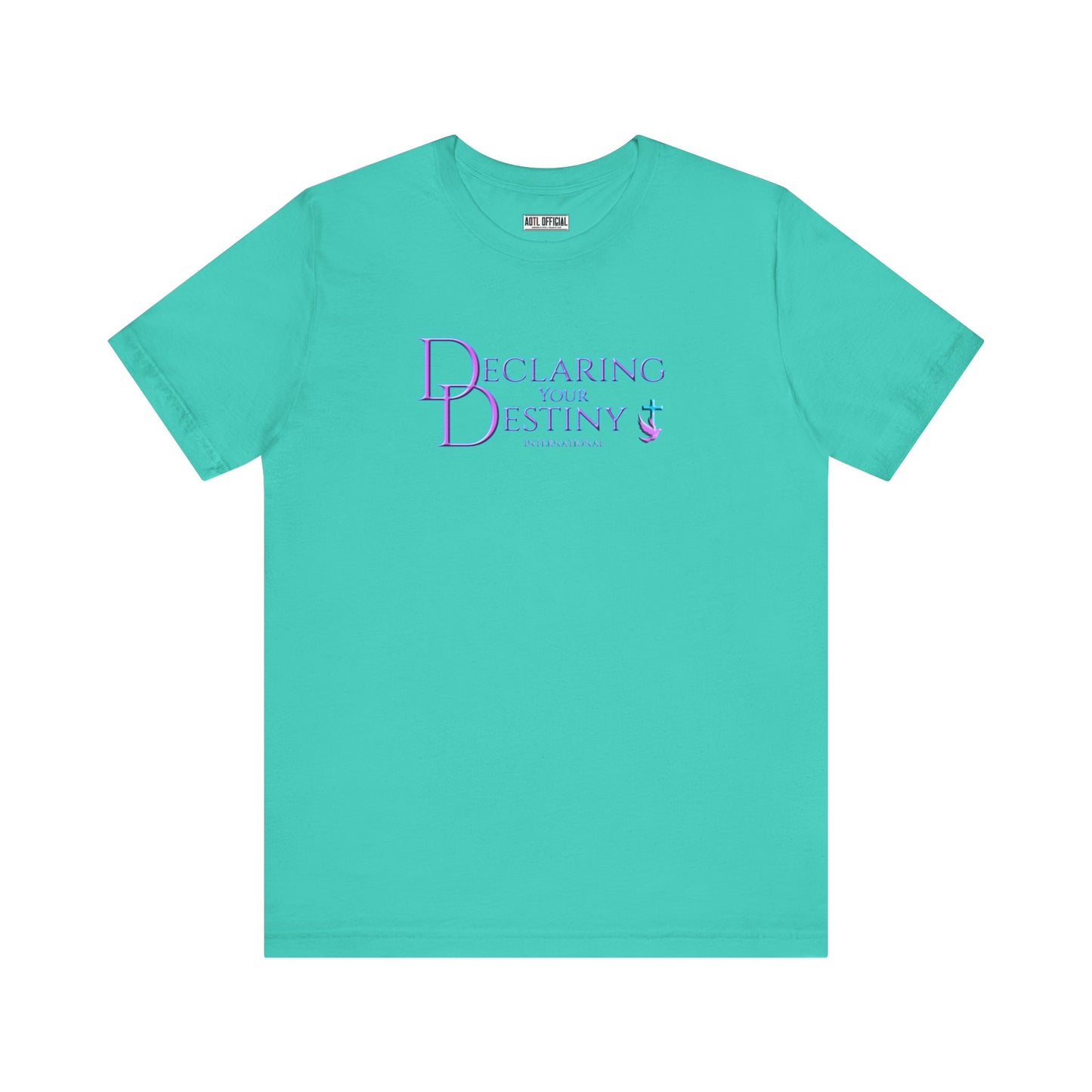 Declaring Your Destiny Lilac & Teal logo/Ephesians 3:20