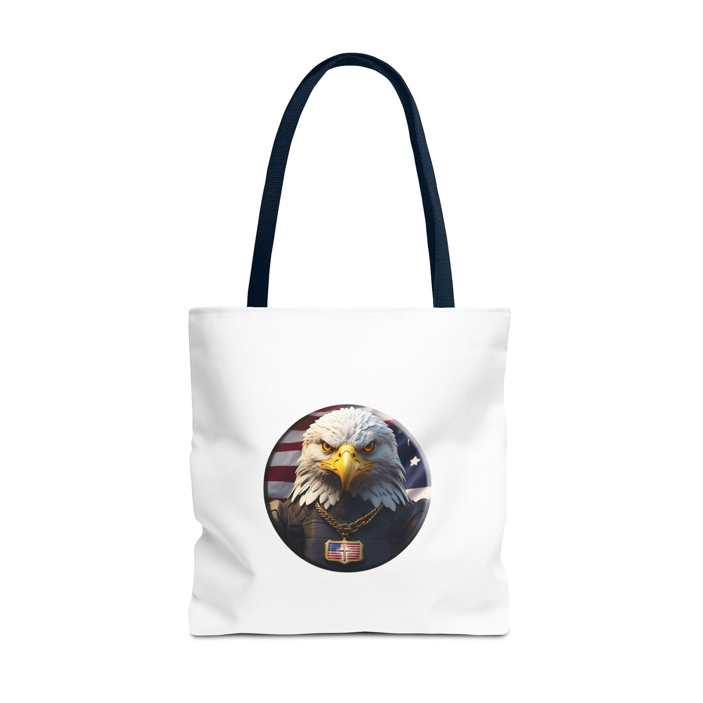 Golden Sentinel Patriotic Christian Tote bag