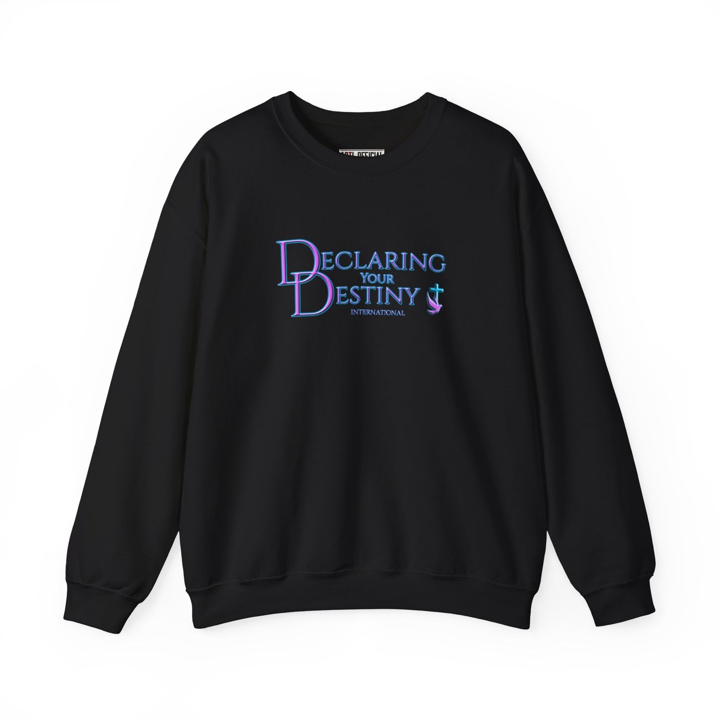 Declaring Your Destiny Purple & Teal logo Unisex Heavy Blend™ Crewneck Sweatshirt