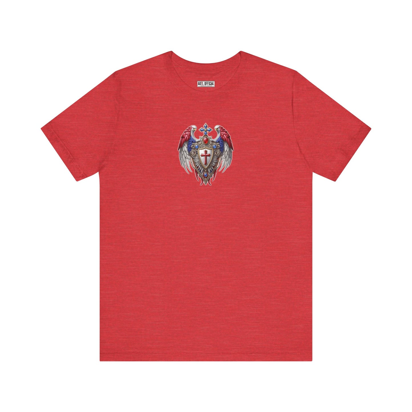 Winged Guardians of Faith Christian Patriotic Unisex Short Sleeve Tee