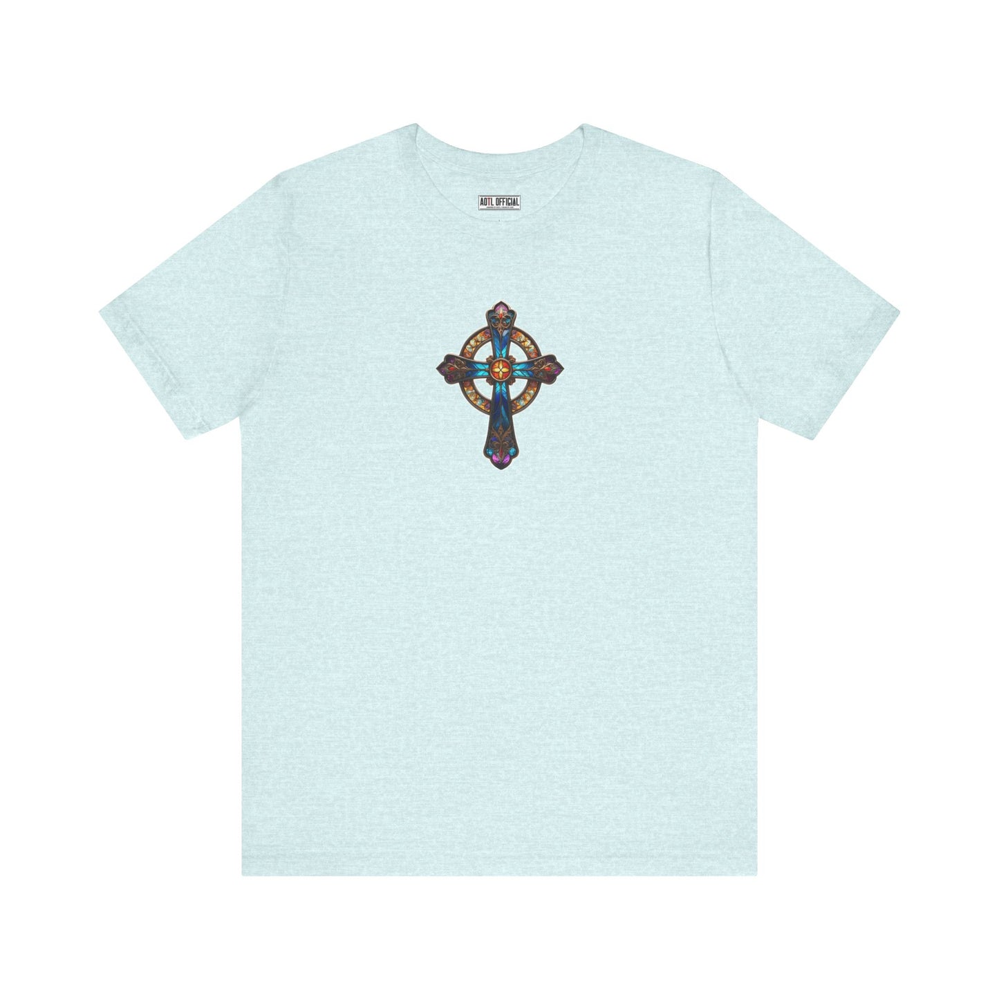 Radiant Cross Christian Unisex Short Sleeve Tee