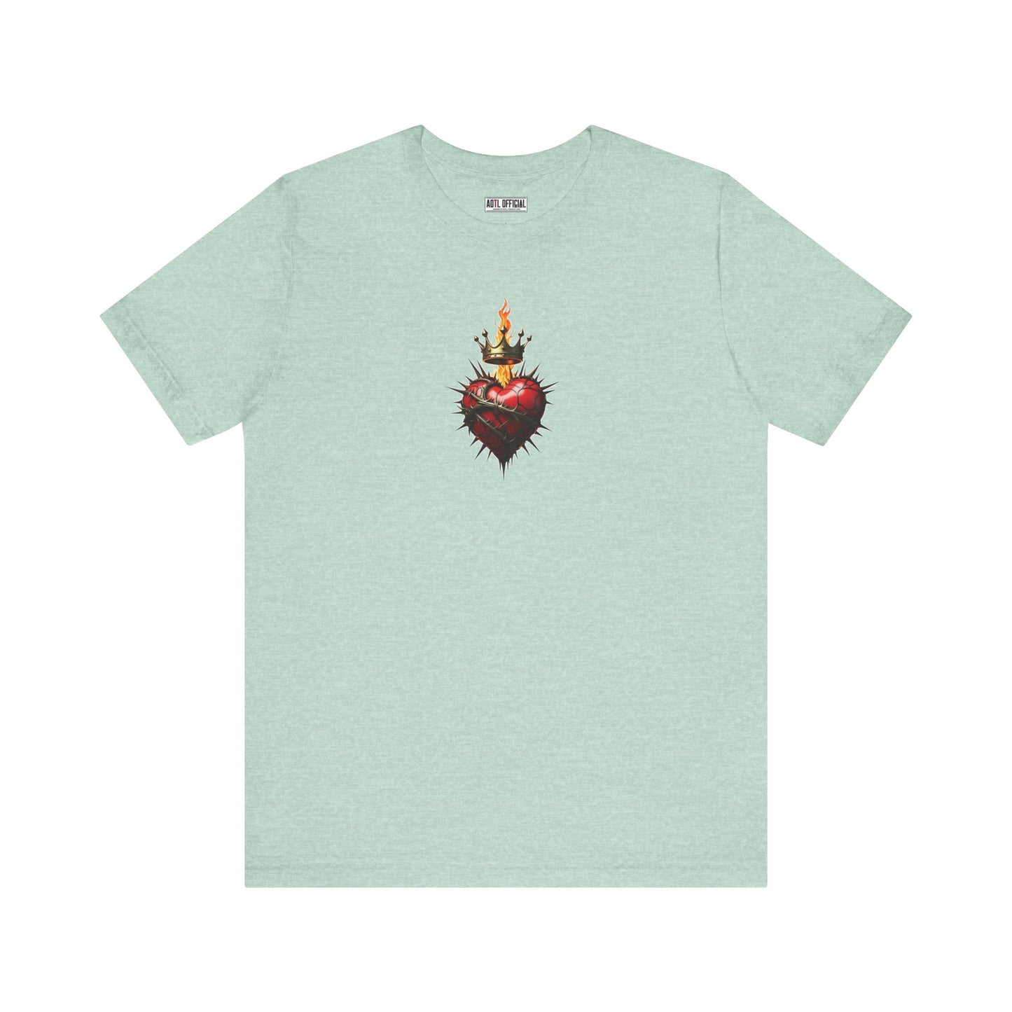 The Sacred Heart of Jesus Christian Unisex Short Sleeve Tee