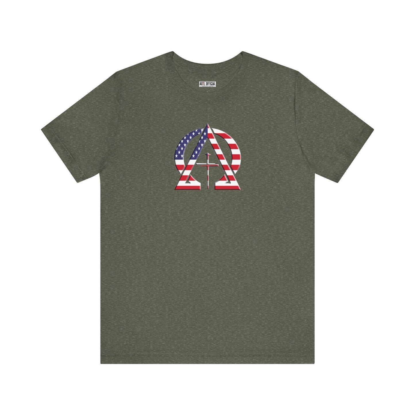 Alpha & Omega United States Of America Unisex Short Sleeve Tee