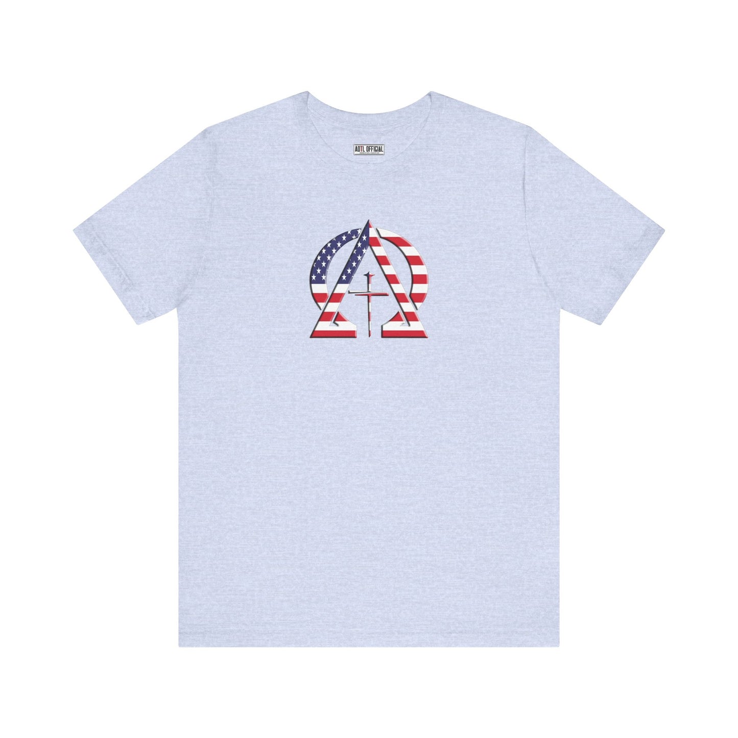 Alpha & Omega United States Of America Unisex Short Sleeve Tee