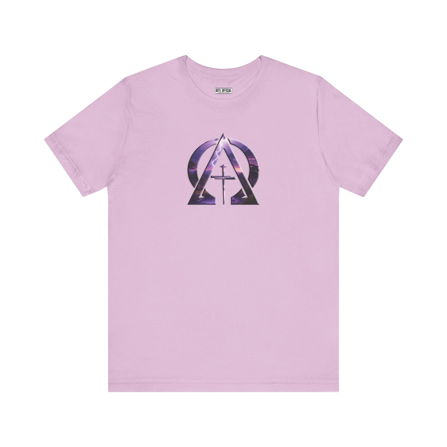Divine Reign Amidst Nature's Majesty Alpha and Omega Unisex Short Sleeve Tee