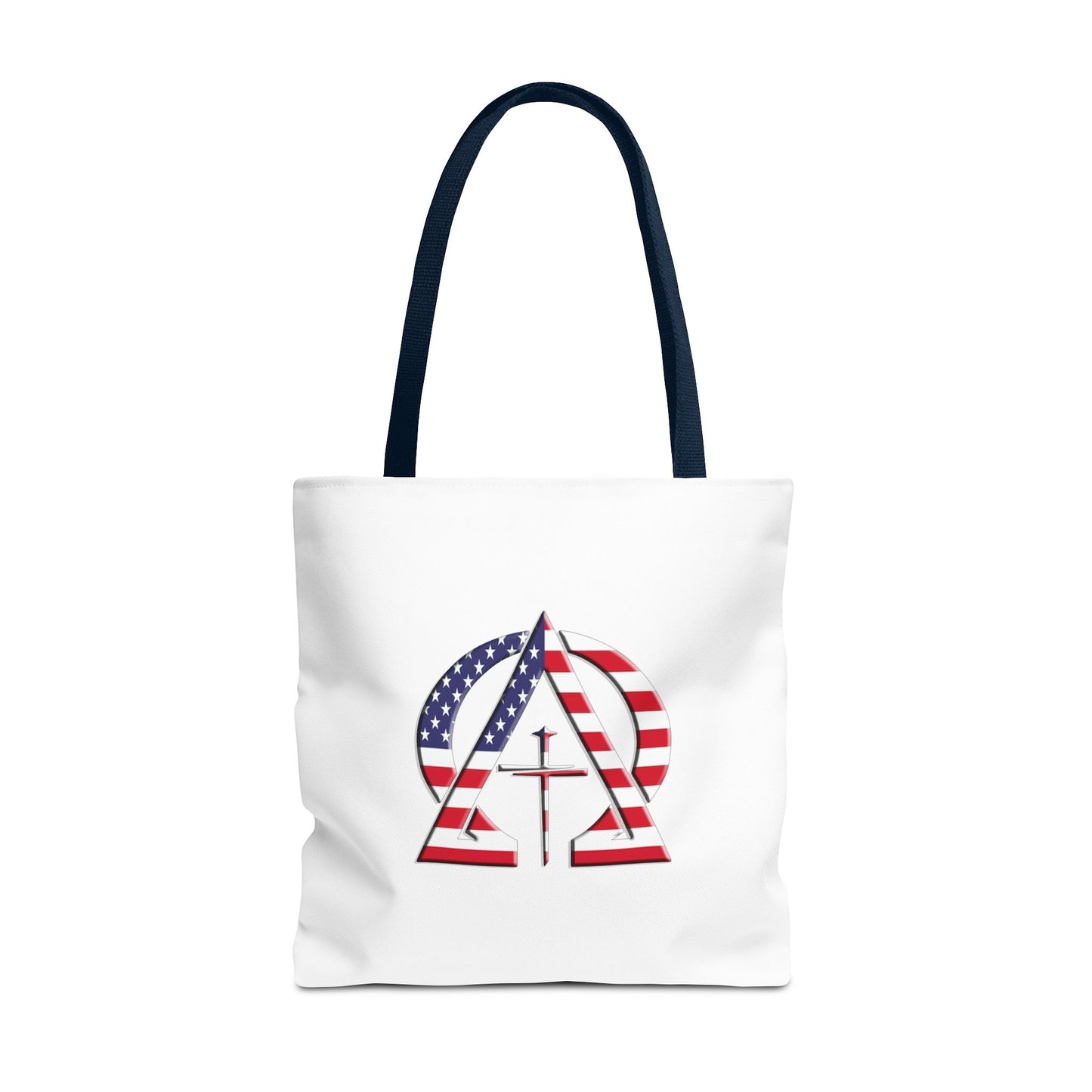 USA Jesus Christ Is King/ Alpha & Omega Christian Tote bag