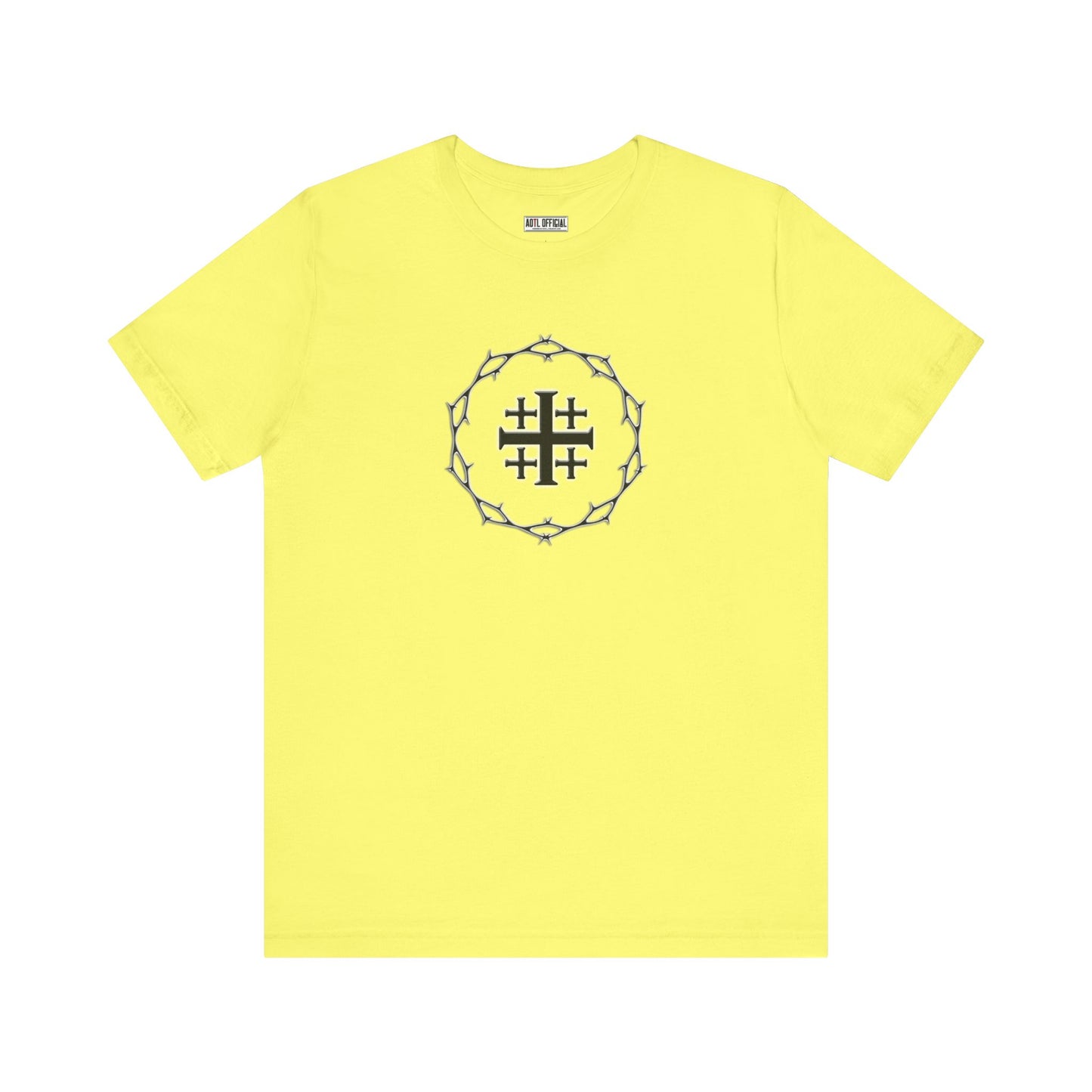Circle of Thorns & Jerusalem Cross Unisex Short Sleeve Tee
