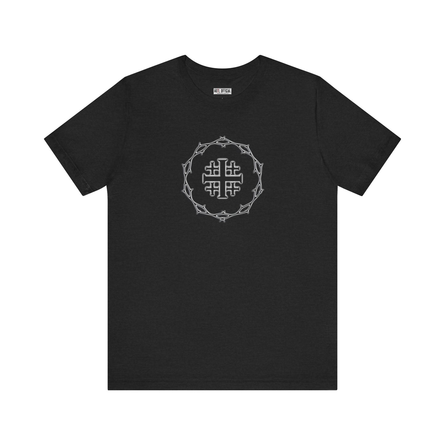 Circle of Thorns & Jerusalem Cross Unisex Short Sleeve Tee